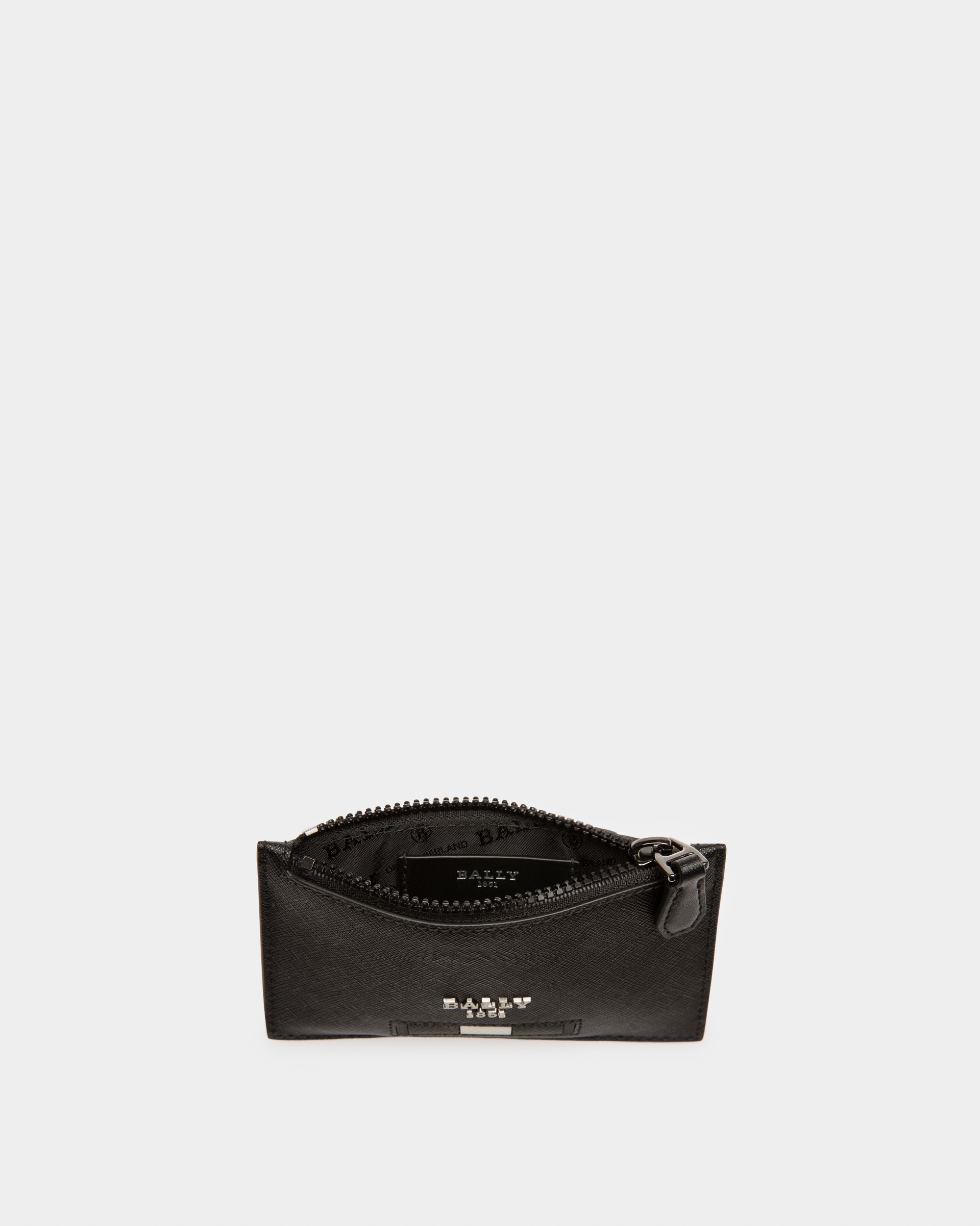 Babe Tarjetero En Piel Reciclada De Color Negro - Hombre - Bally - 03