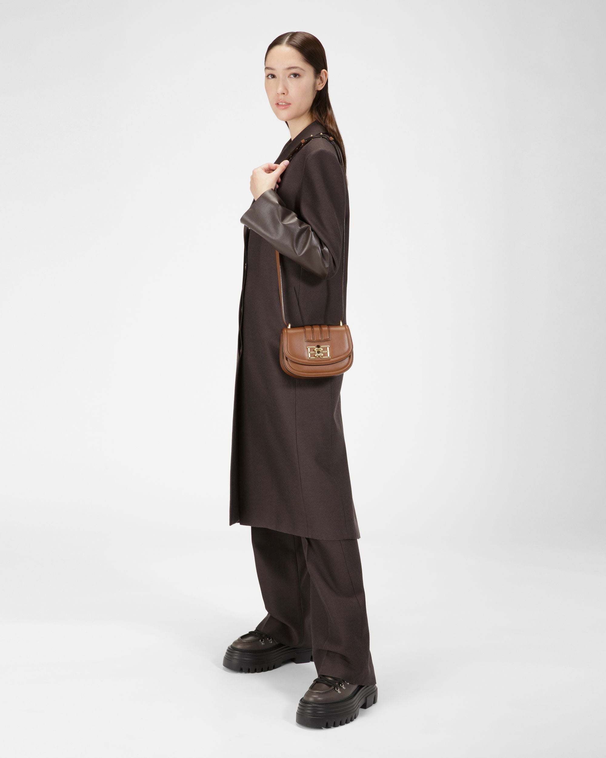 Baily Minibolso De Piel De Color Marrón Claro - Mujer - Bally - 03