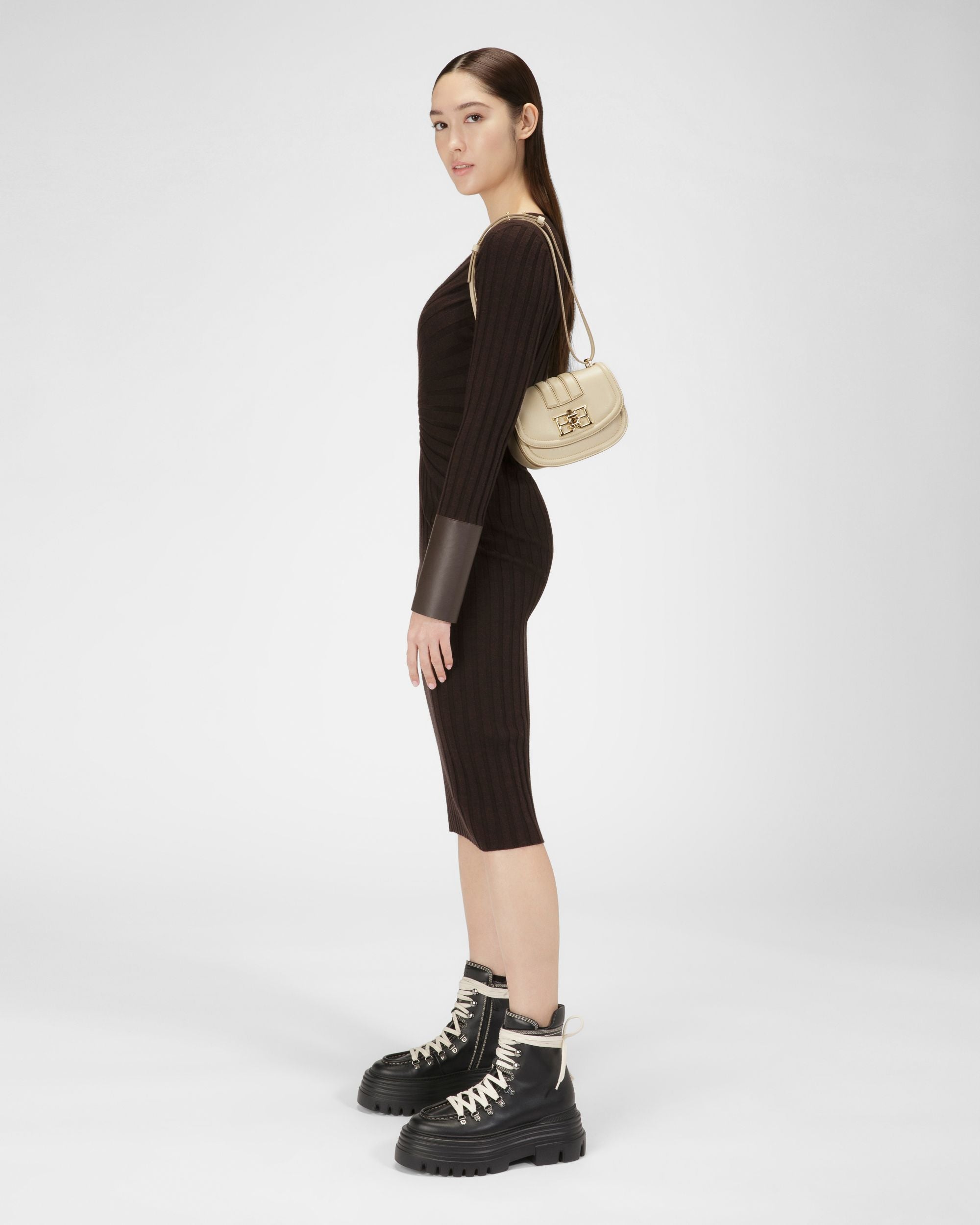 Baily Minibolso En Piel De Color Beige Claro - Mujer - Bally - 07