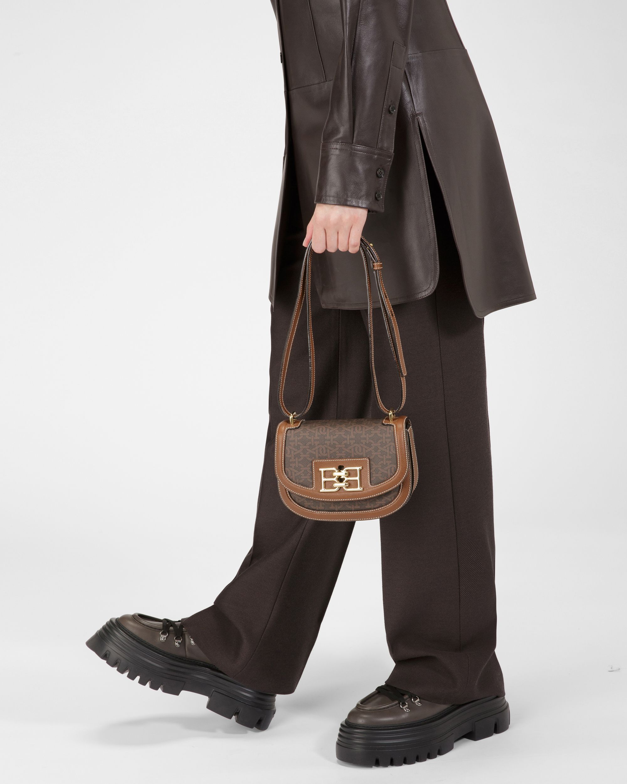 Baily Minibolso En Tpu De Color Marrón - Mujer - Bally - 01