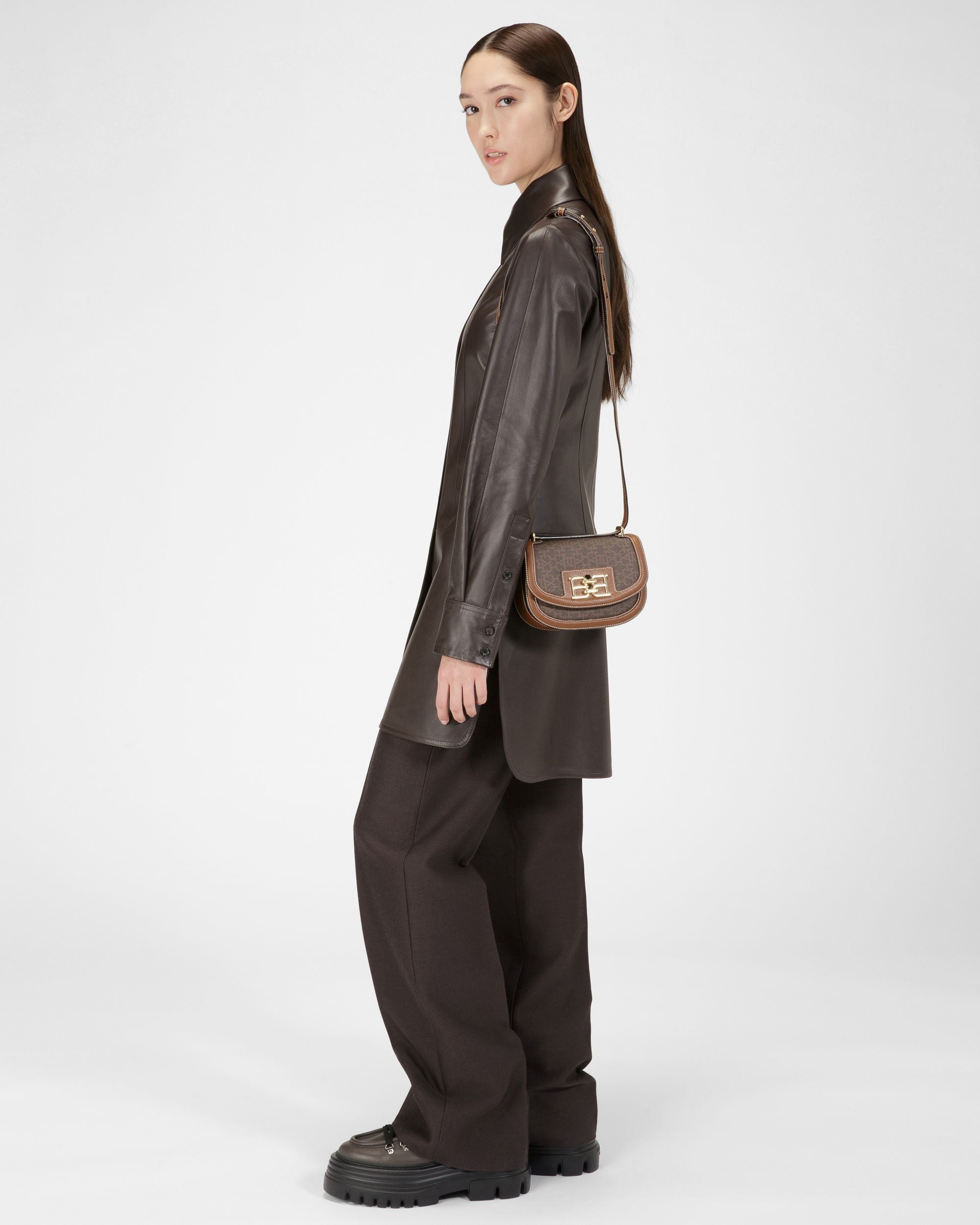 Baily Minibolso En Tpu De Color Marrón - Mujer - Bally - 02
