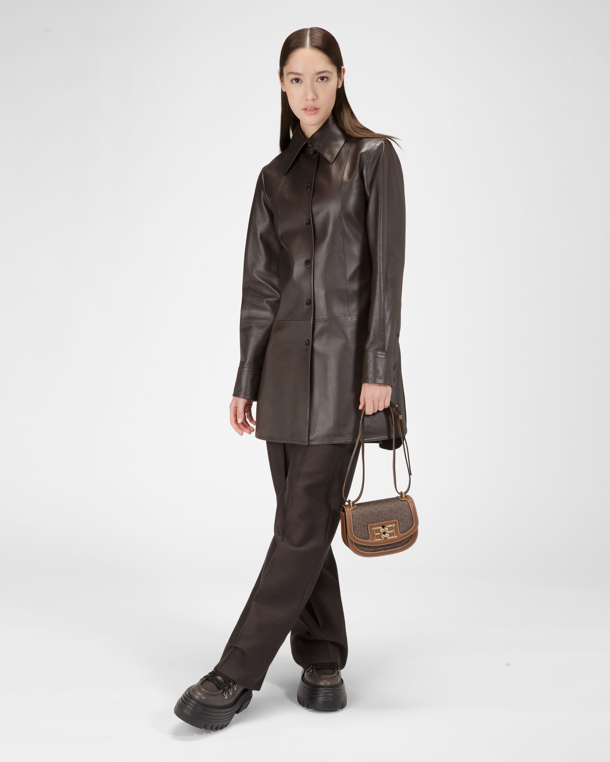 Baily Minibolso En Tpu De Color Marrón - Mujer - Bally - 03