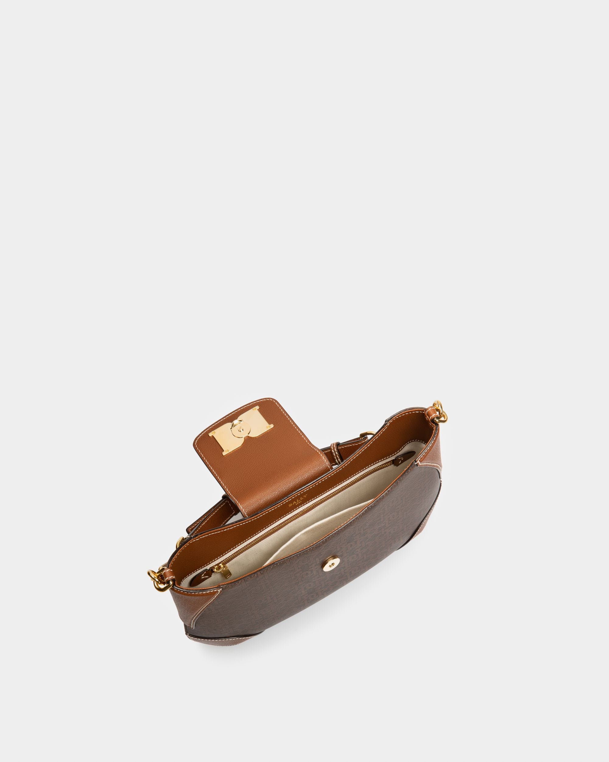 Breanne Bolso De Hombro En Tpu De Color Marrón - Mujer - Bally - 03