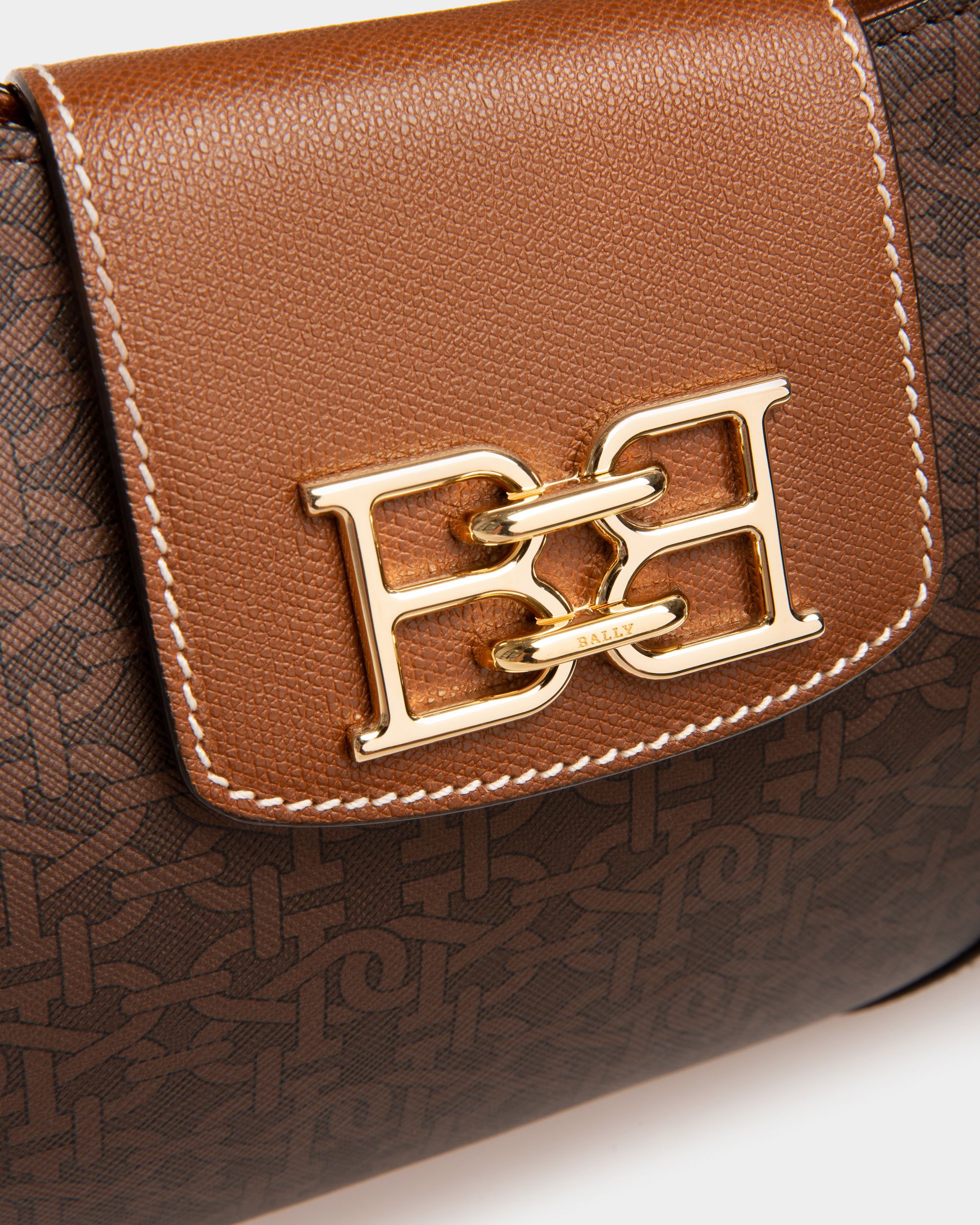 Breanne Bolso De Hombro En Tpu De Color Marrón - Mujer - Bally - 04