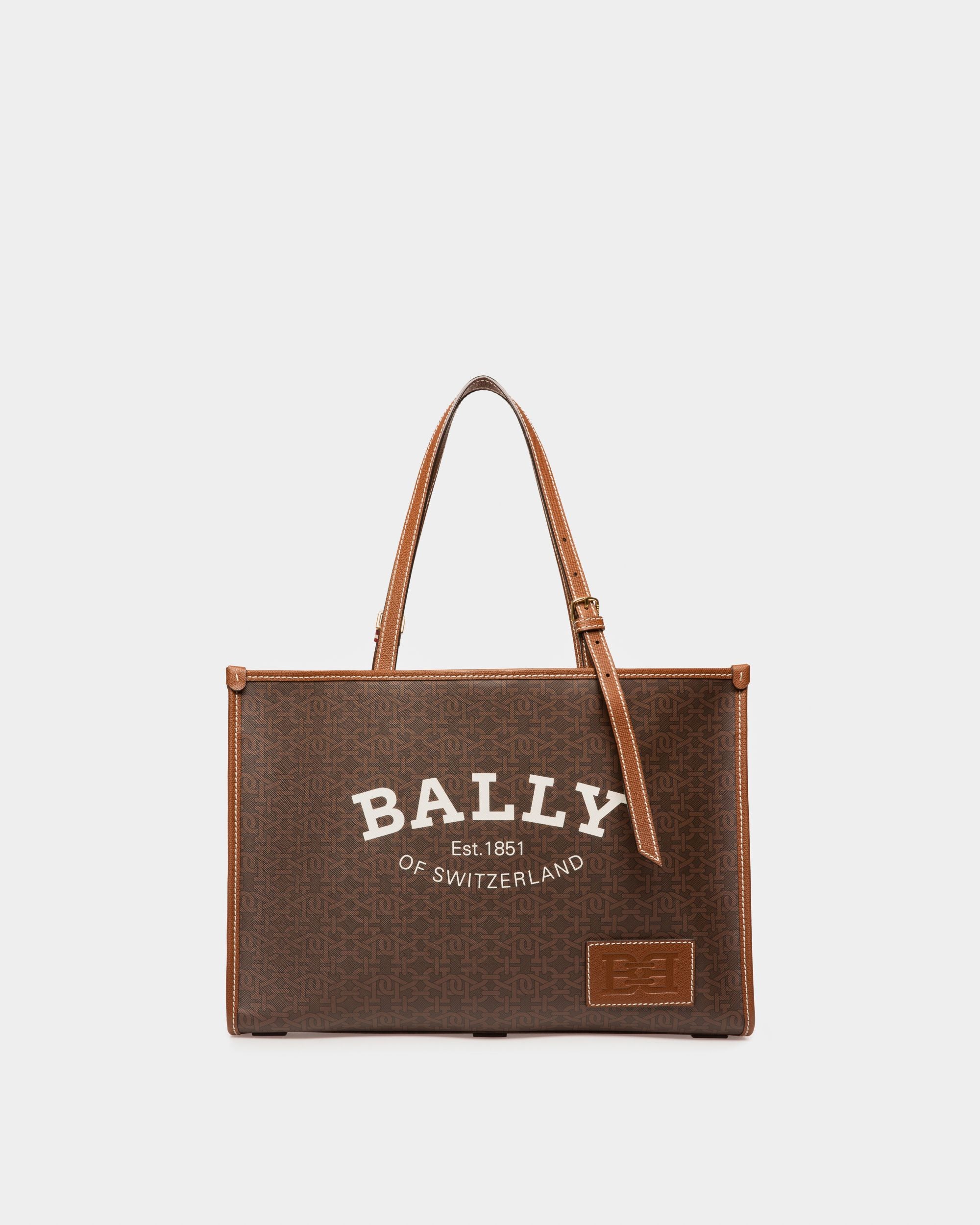 Calie Bolso Tote En Tpu De Color Marrón - Mujer - Bally - 01
