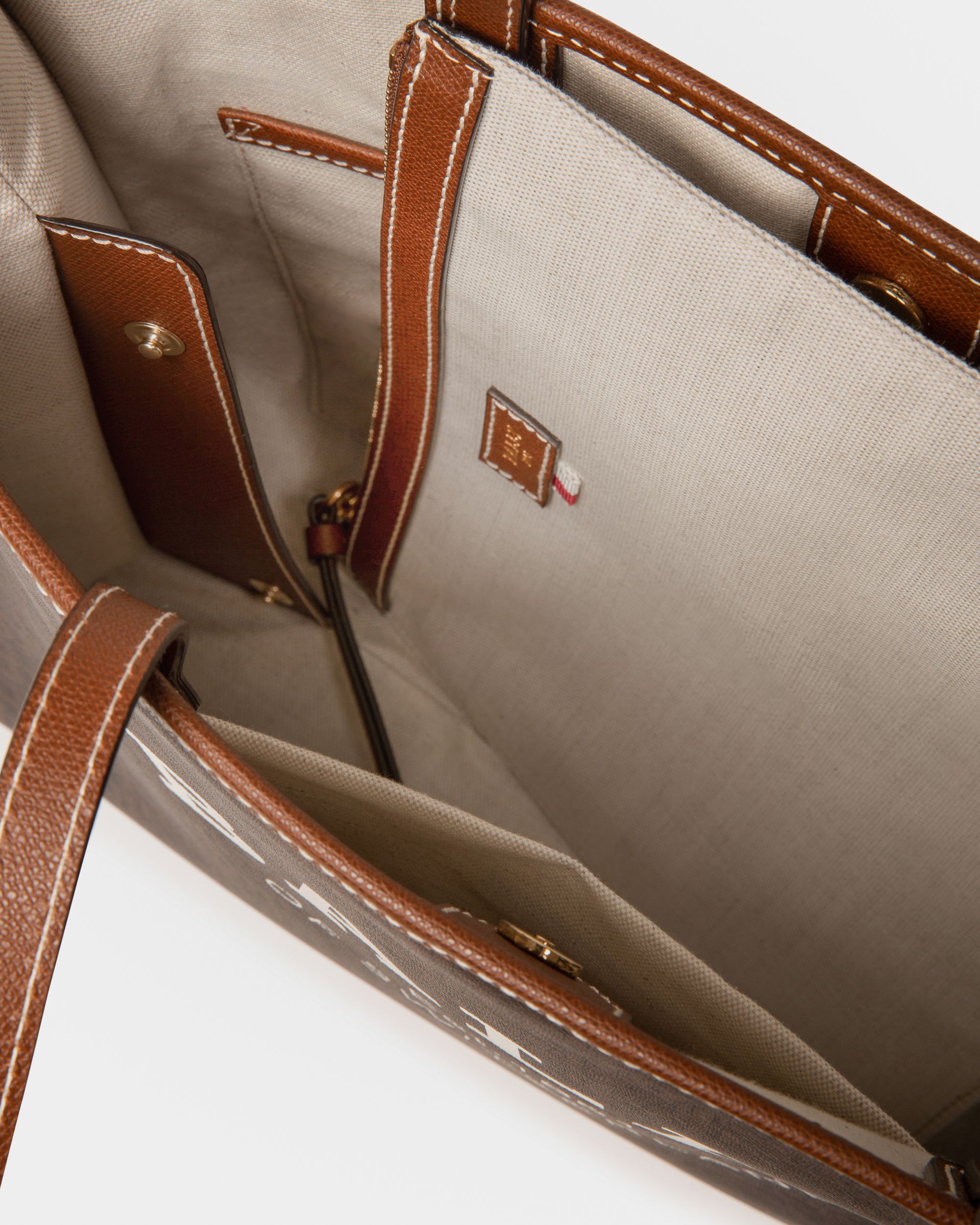 Calie Bolso Tote En Tpu De Color Marrón - Mujer - Bally - 05