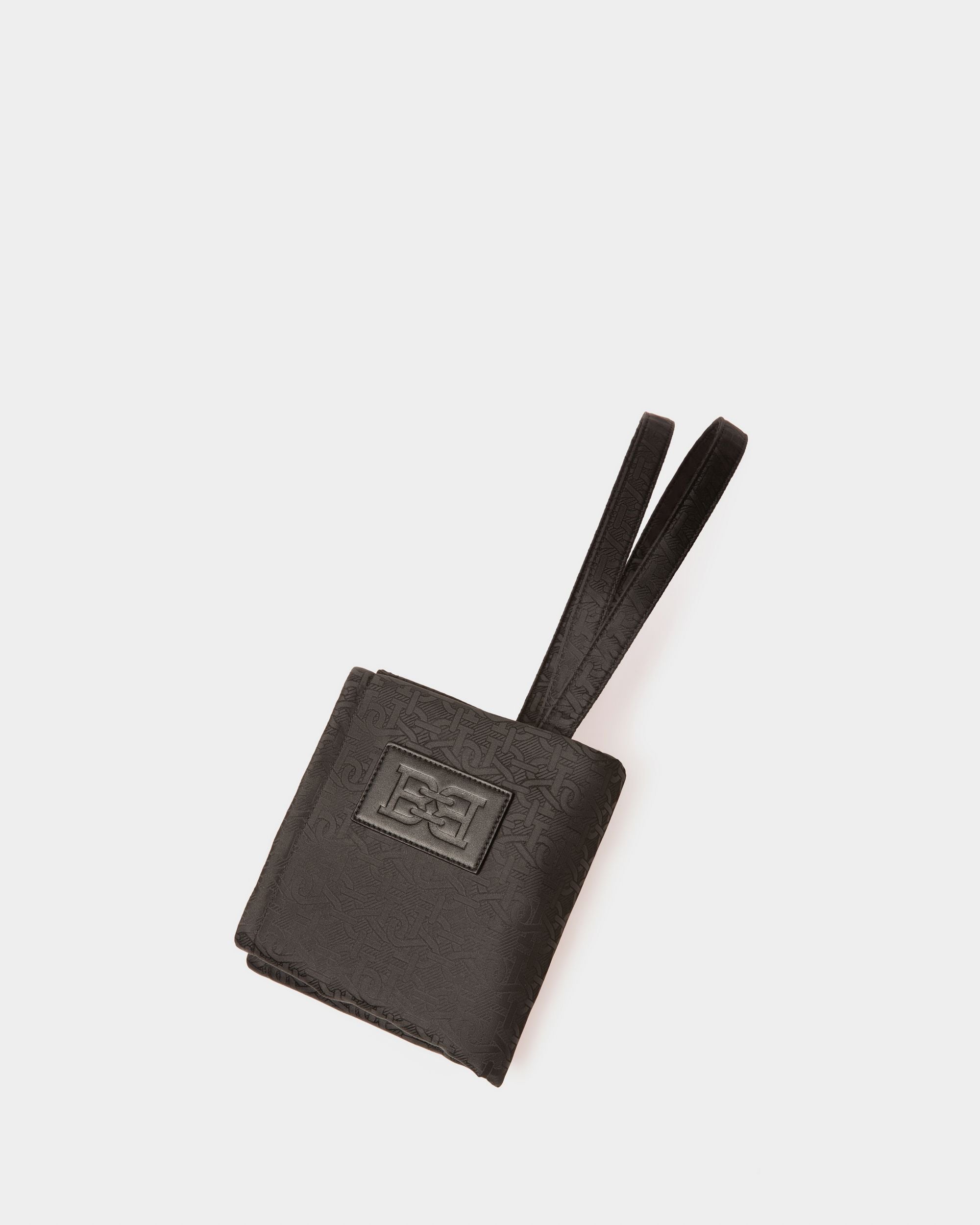 Crystalia Bolso Tote En Poliéster Reciclado De Color Negro - Mujer - Bally - 06