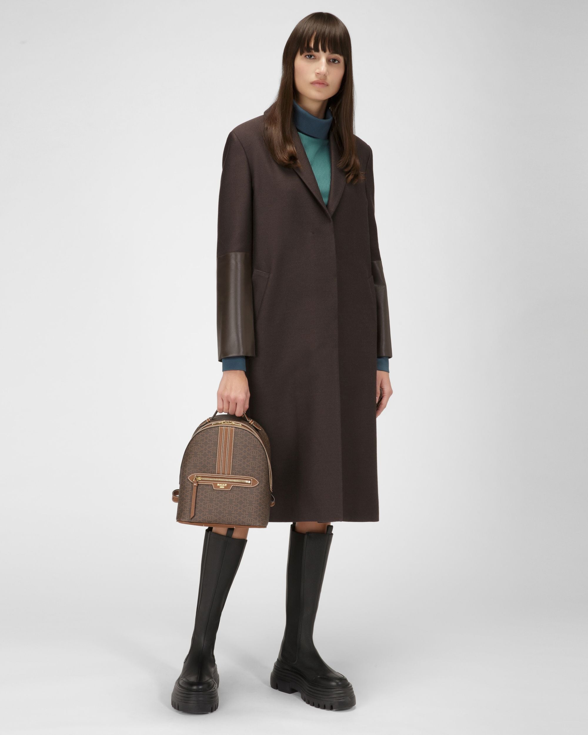 Daffi Mochila En Tpu De Color Marrón - Mujer - Bally - 04