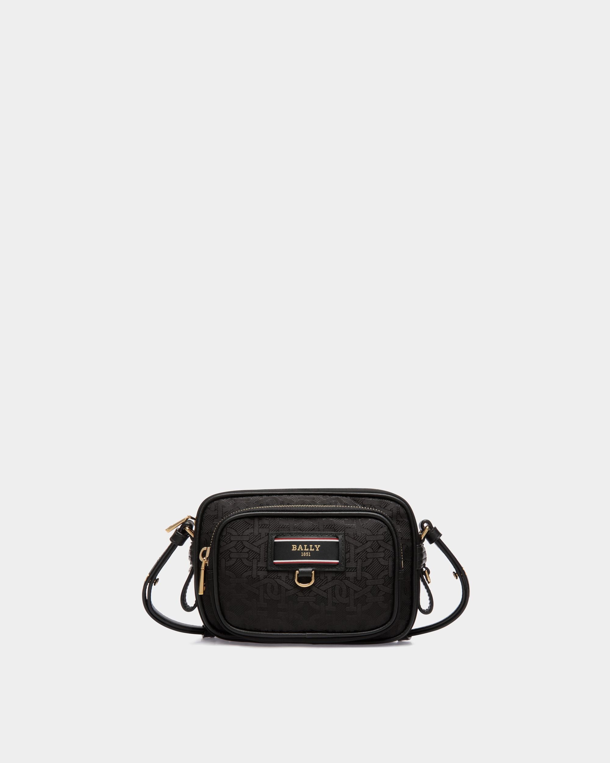 B-Echo Minibag In Black Fabric - Women's - Bally - 01