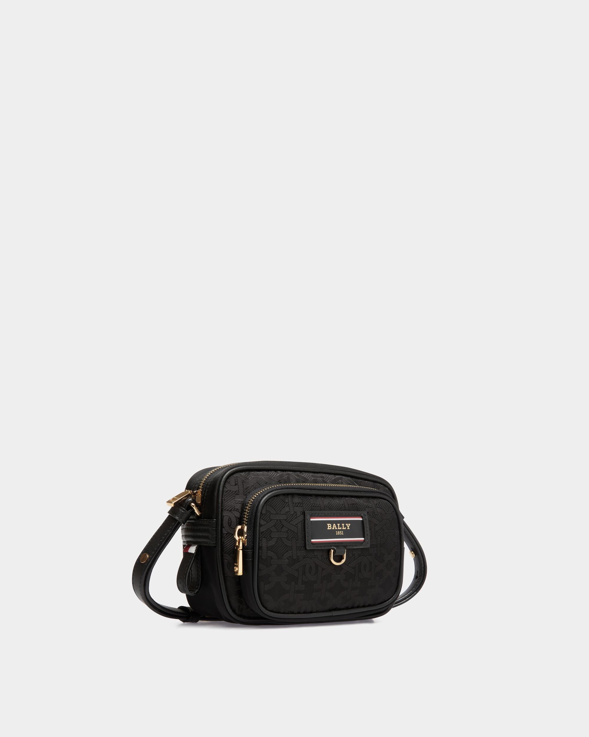 B-Echo Minibag In Black Fabric - Women's - Bally - 03