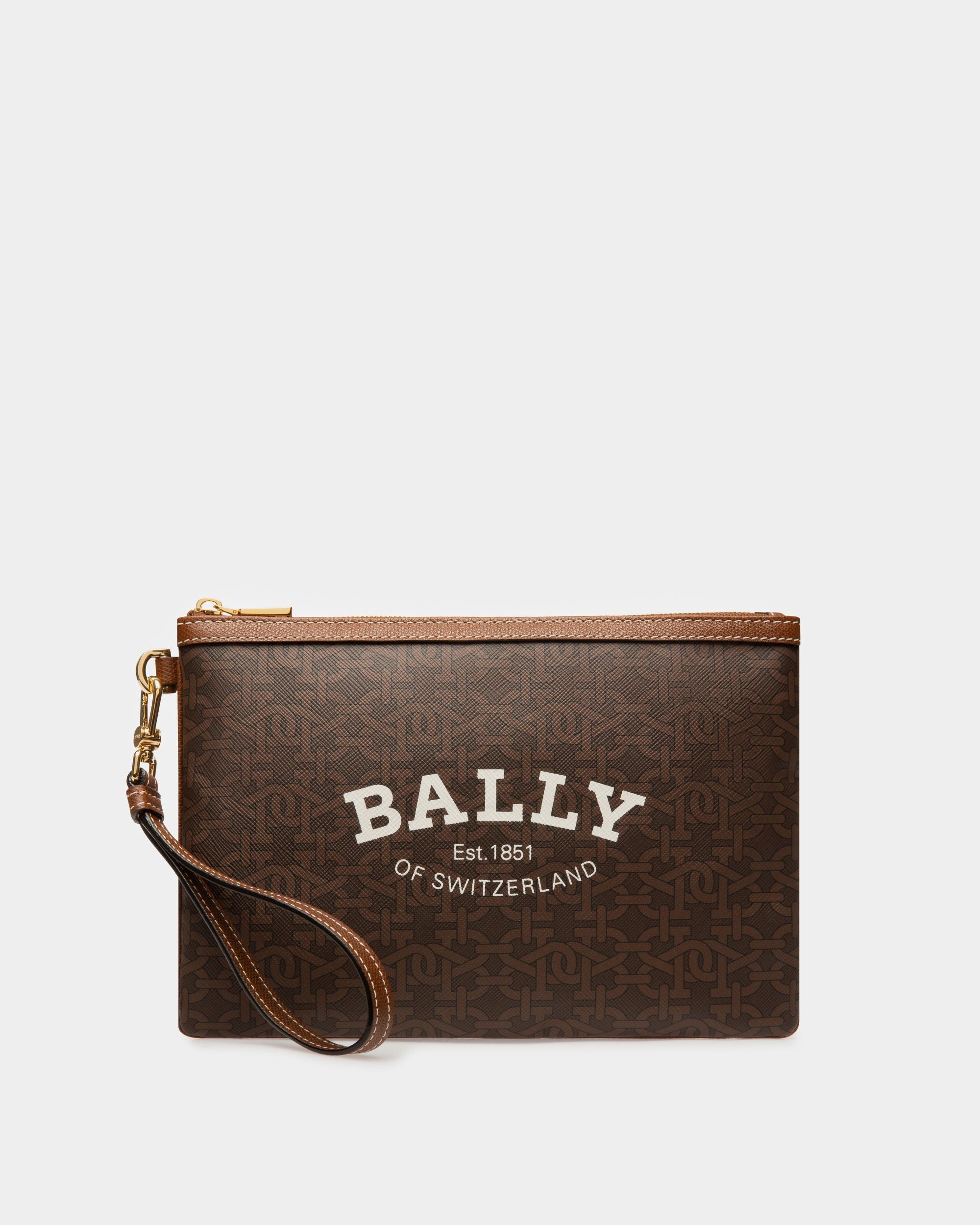 Certhe Cartera De Tpu En Color Marrón - Mujer - Bally - 01