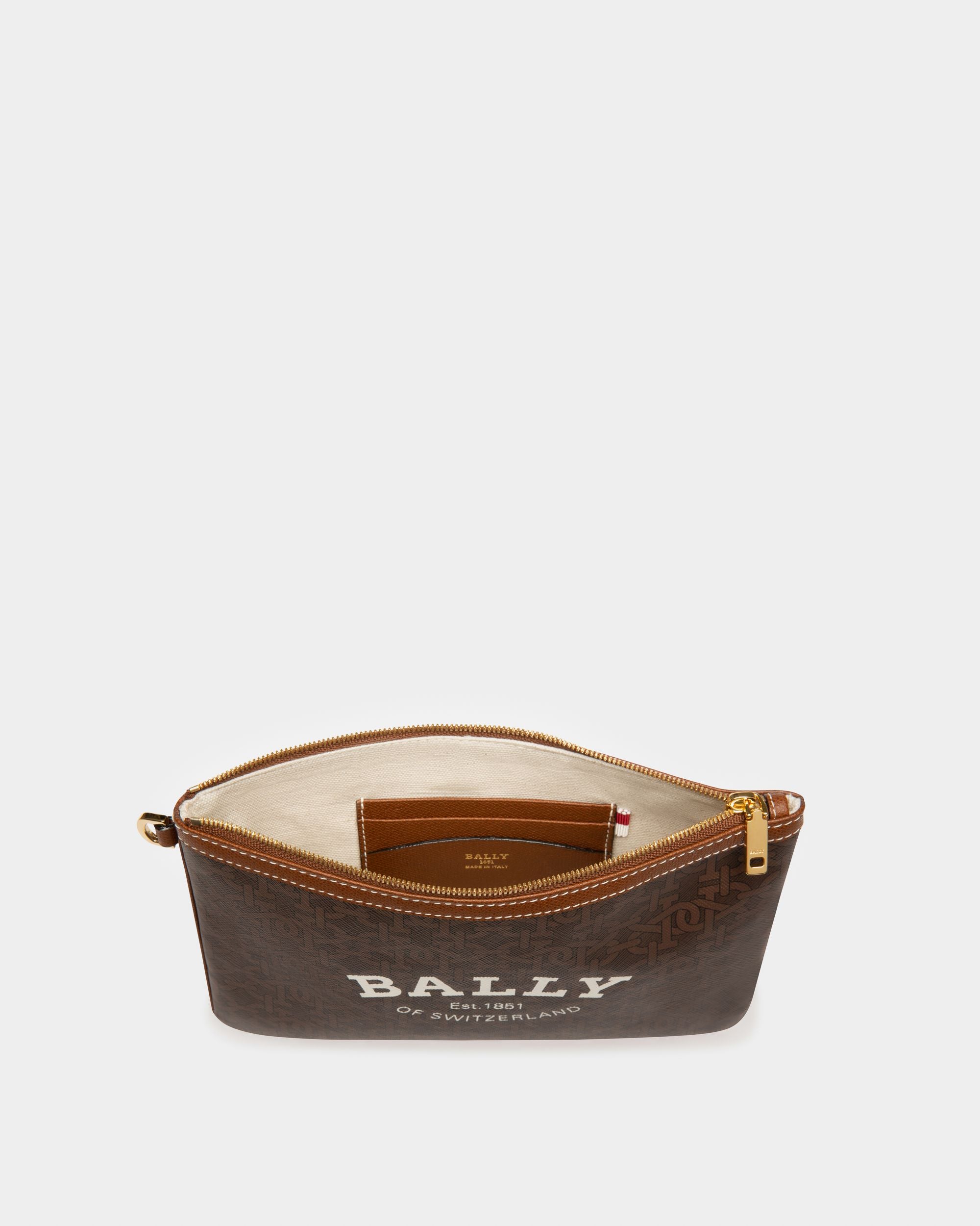 Certhe Cartera De Tpu En Color Marrón - Mujer - Bally - 03