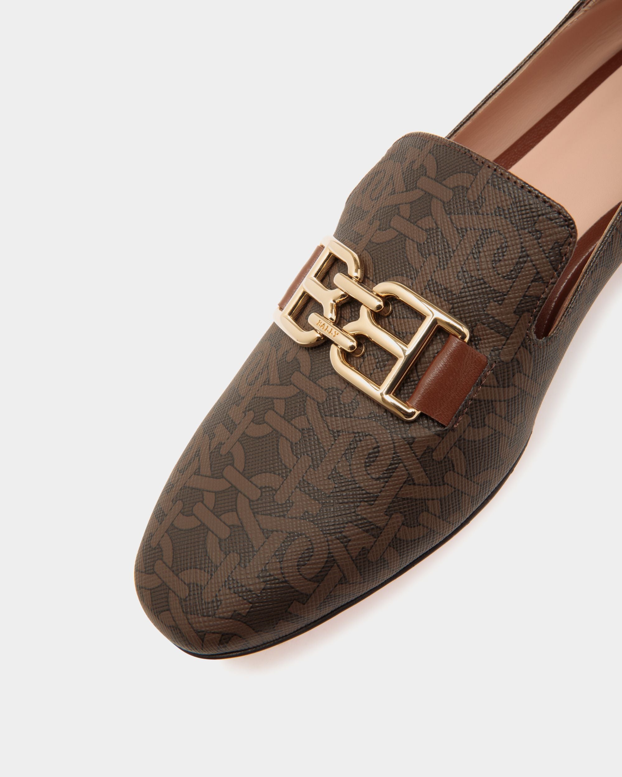 Slipper In Brown Mix Cotton - Women's - Bally - 05