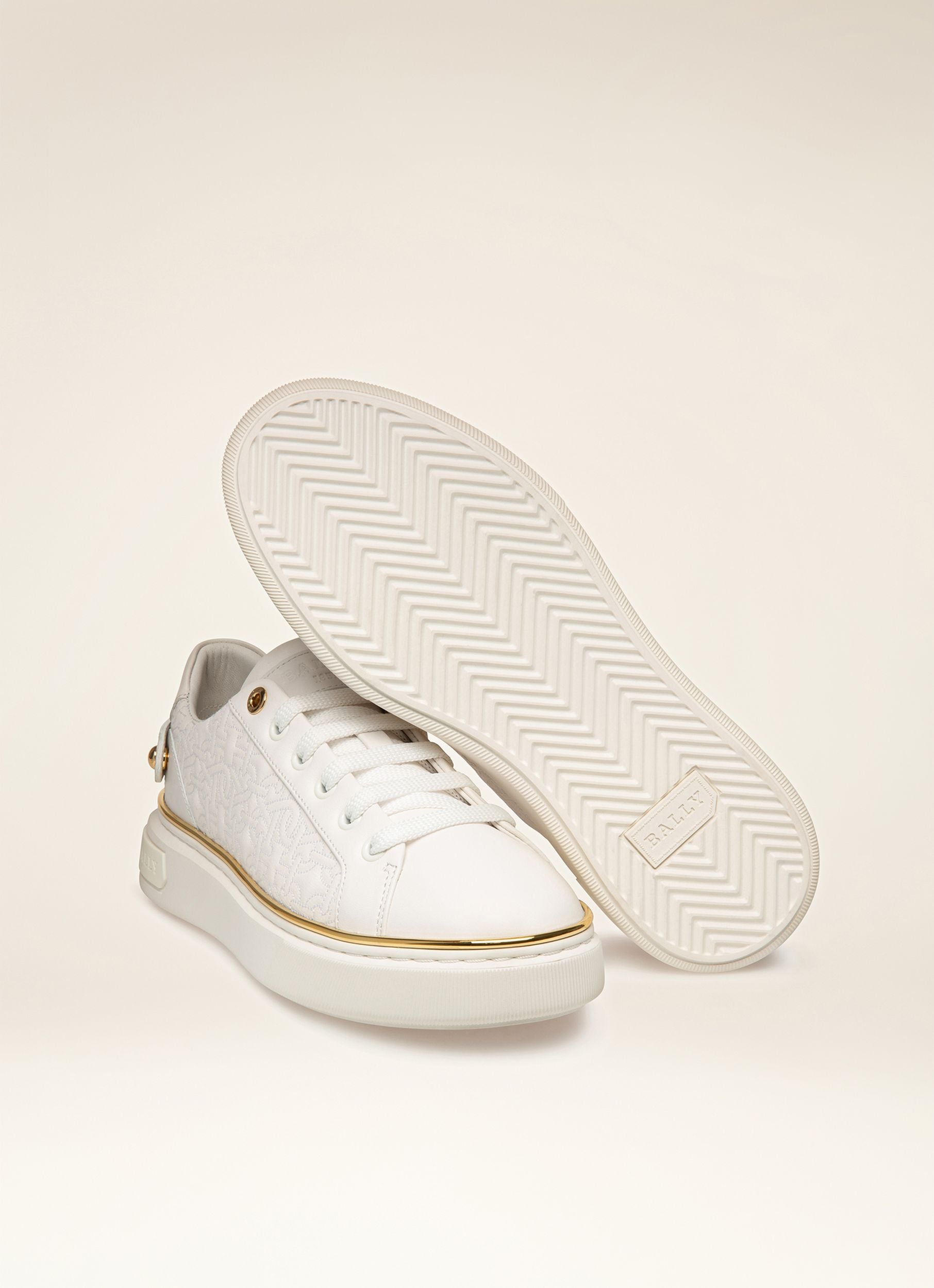 Malya Leather Sneakers In White - Women's - Bally - 07