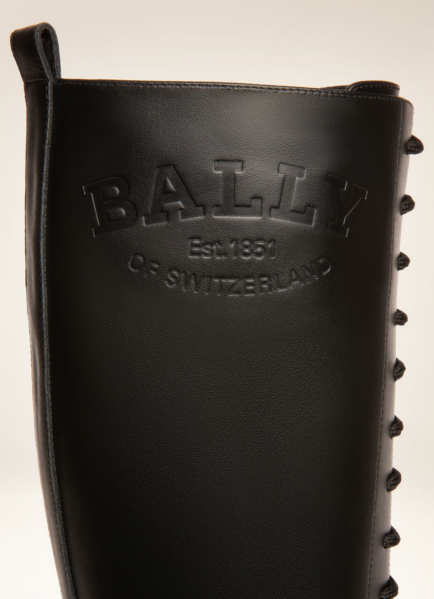 Florissa Leather Boots In Black - Women's - Bally - 02