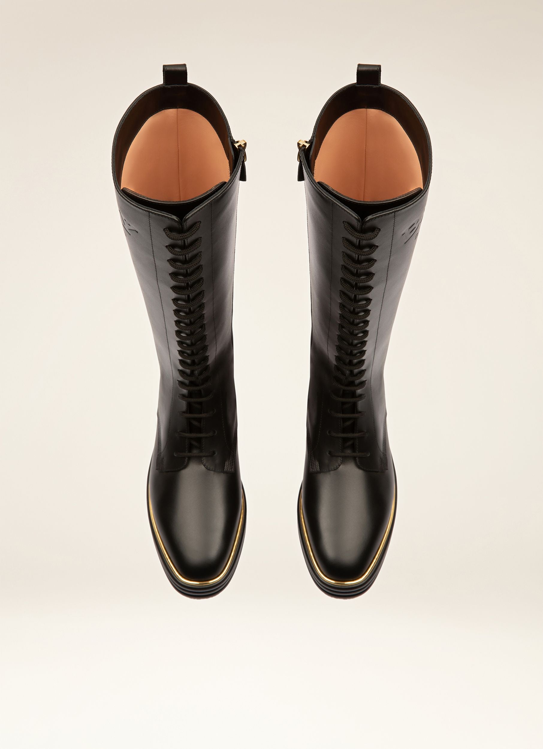 Florissa Leather Boots In Black - Women's - Bally - 04