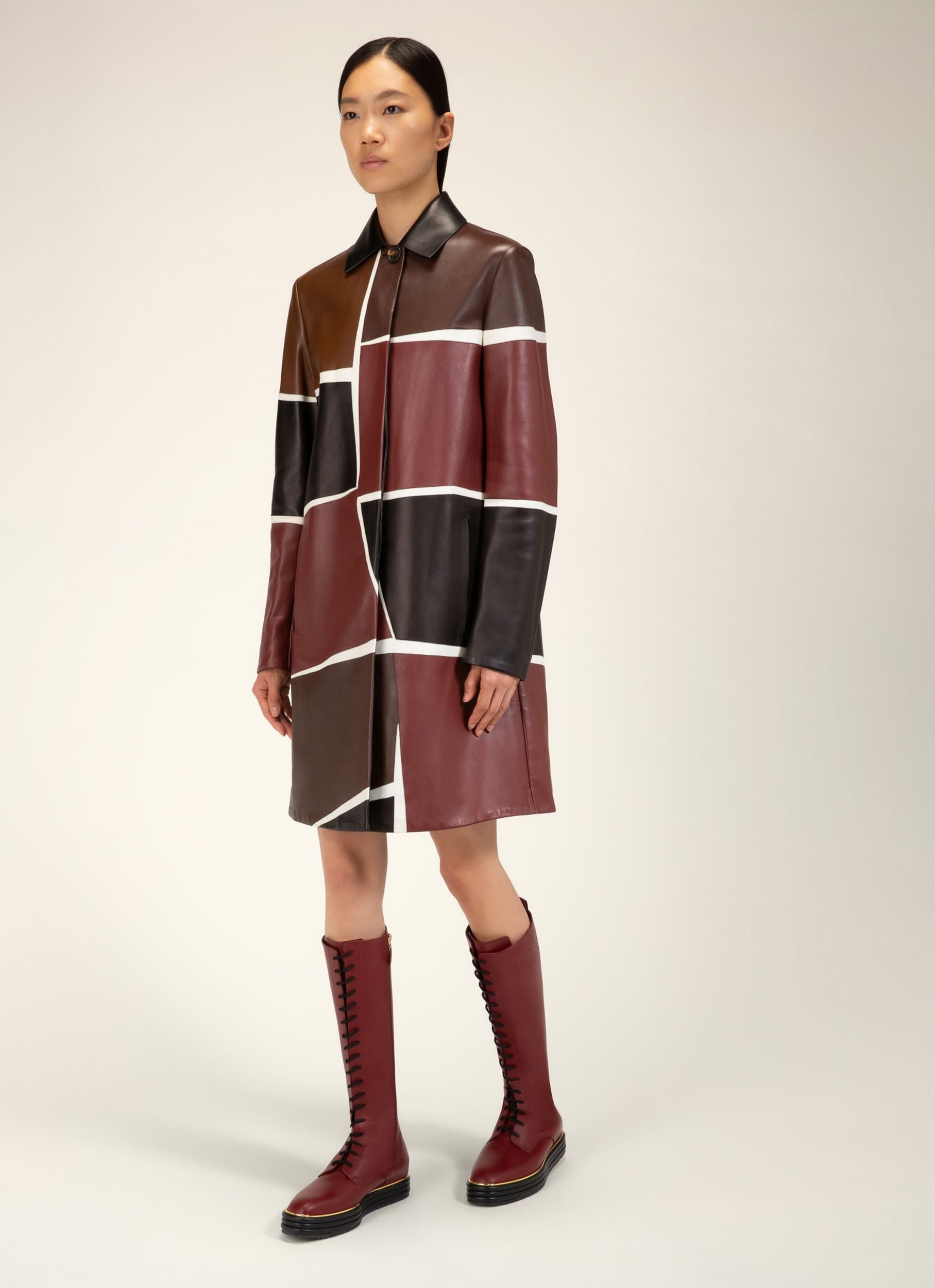 Florissa Leather Boots In Heritage Red - Women's - Bally - 05