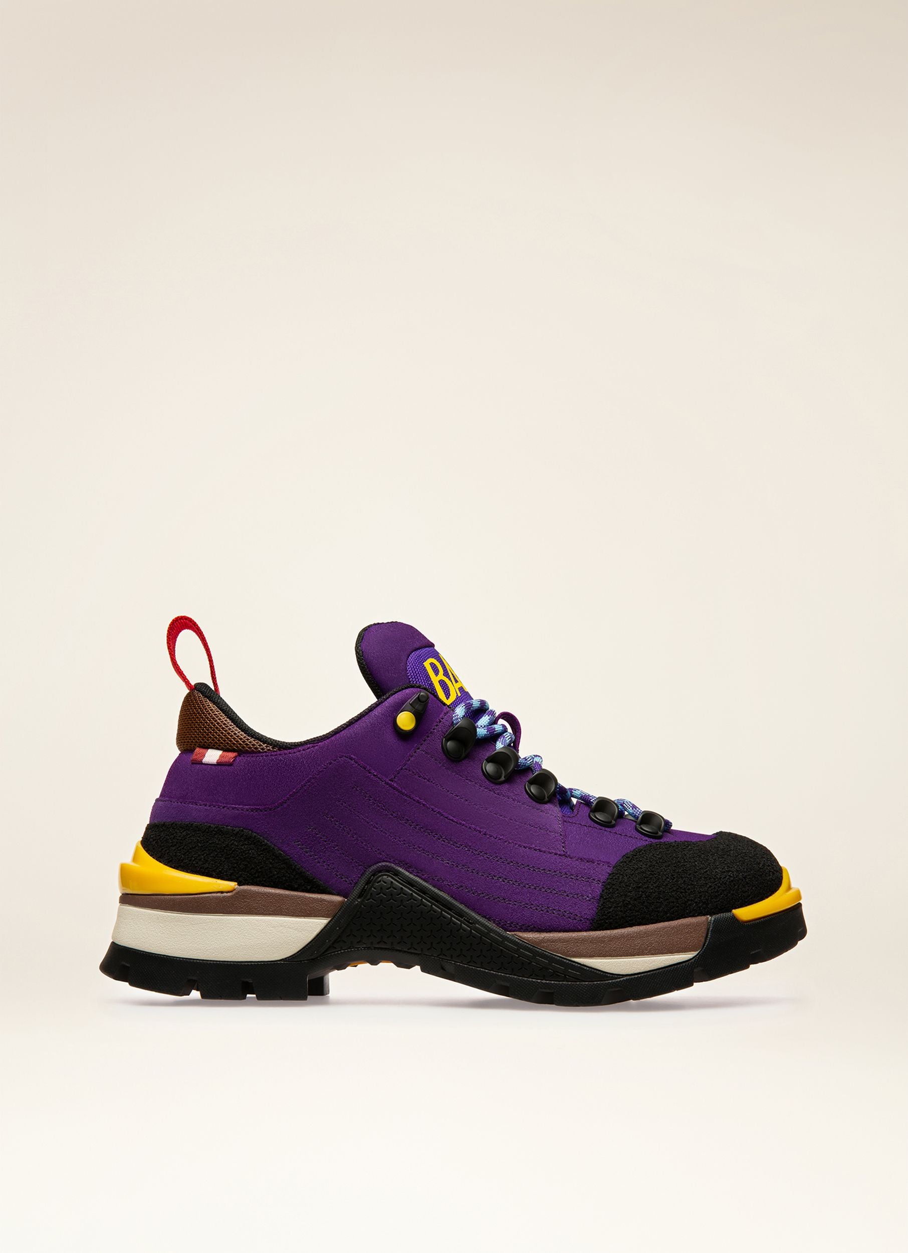 Bally Hike 2 Suede Hiking Shoes In Purple - Women's - Bally - 01