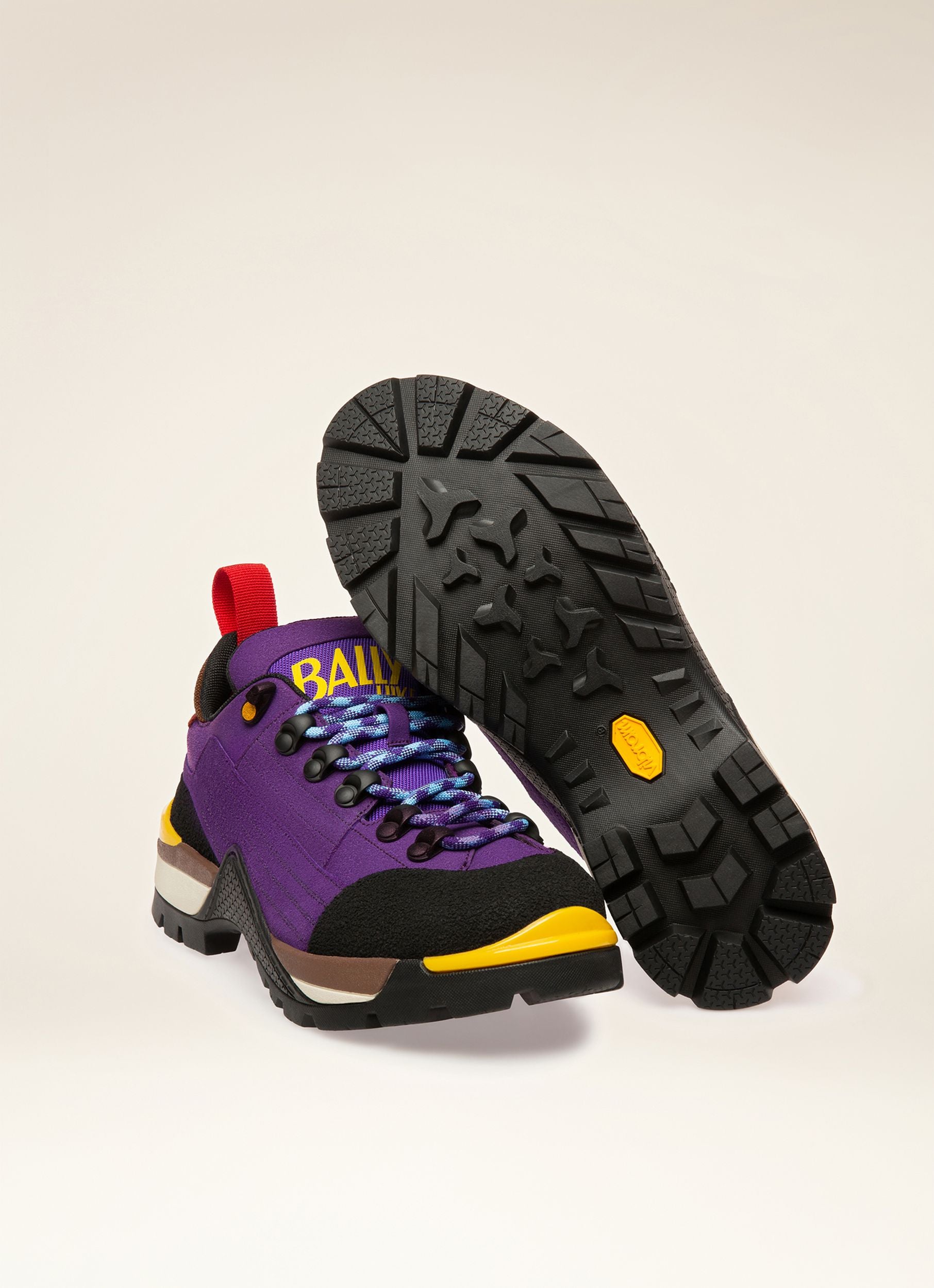 Bally Hike 2 Suede Hiking Shoes In Purple - Women's - Bally - 07