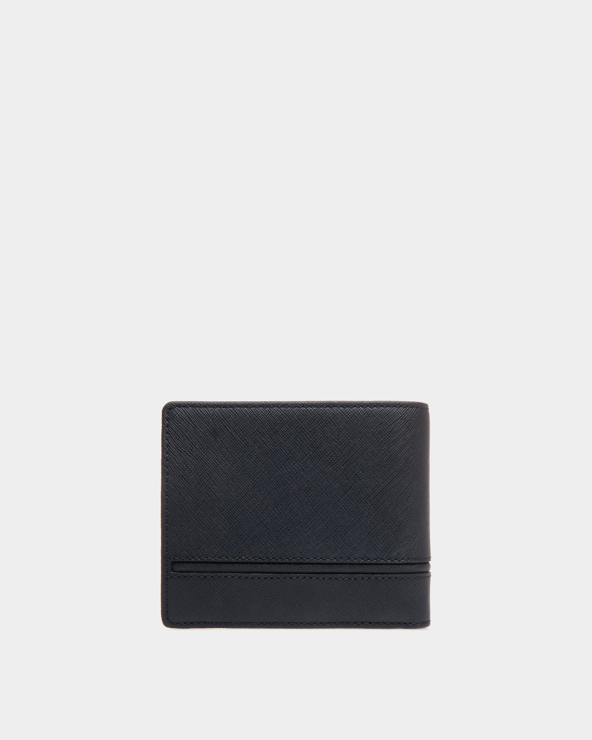 Wallet In Blue Bovine Split - Hombre - Bally - 02