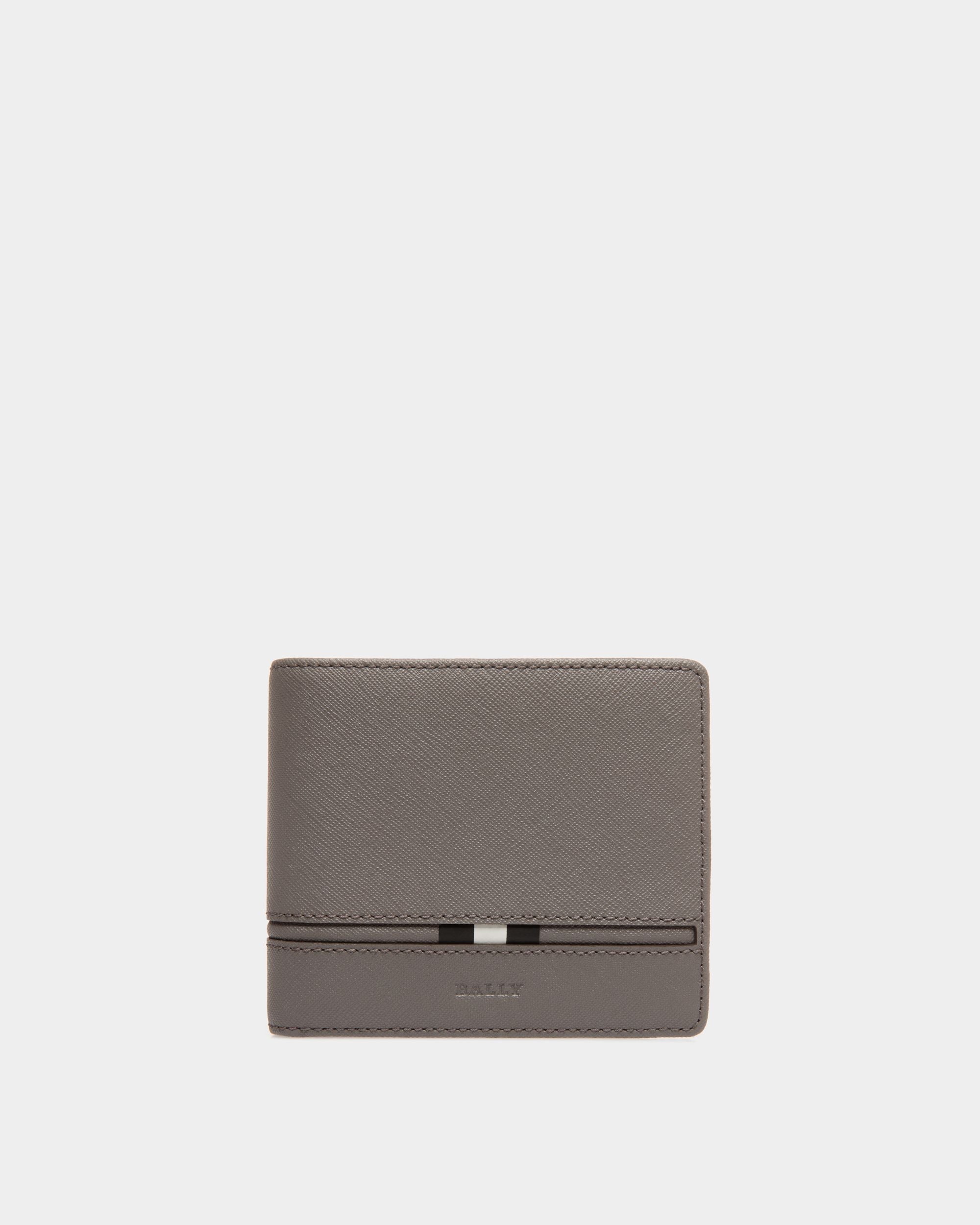 Wallet In Grey Bovine Split - Hombre - Bally - 01