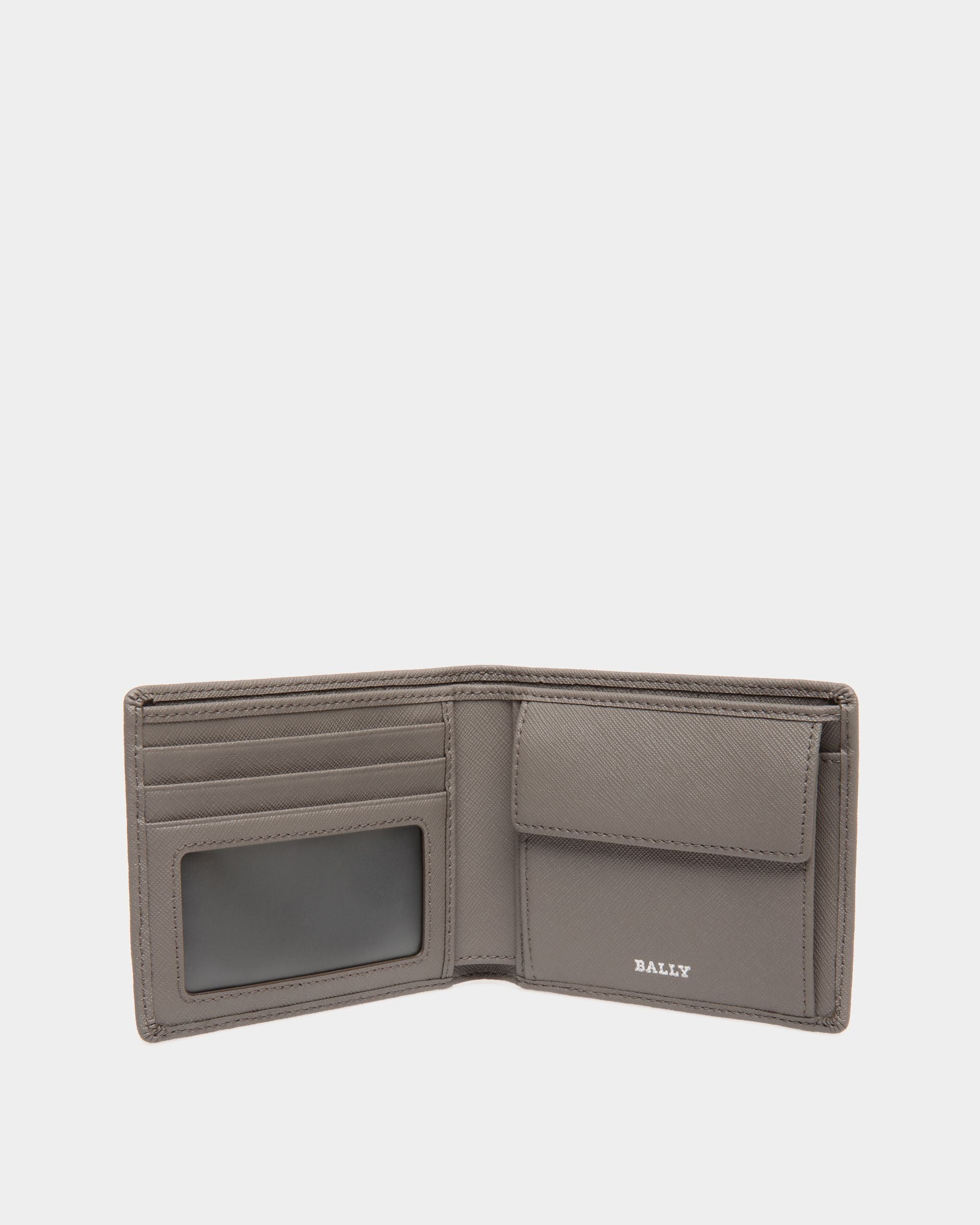 Wallet In Grey Bovine Split - Men's - Bally - 03