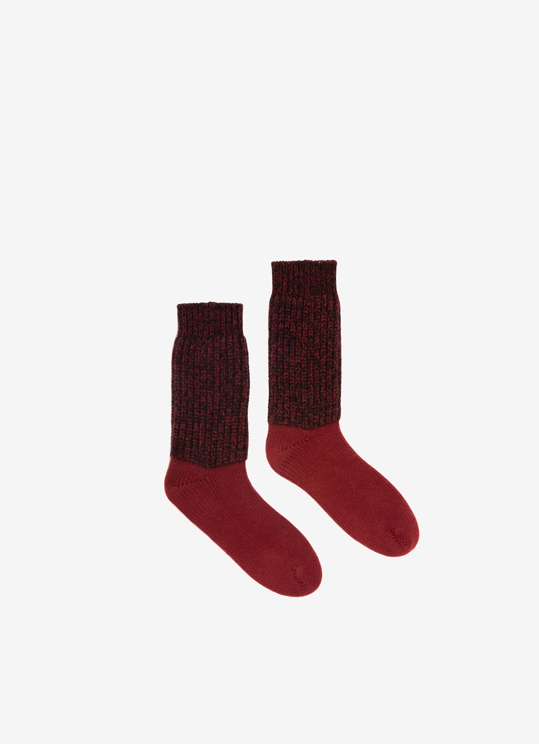 Socks Virgin Wool Accessory In Heritage Red - Men's - Bally - 01