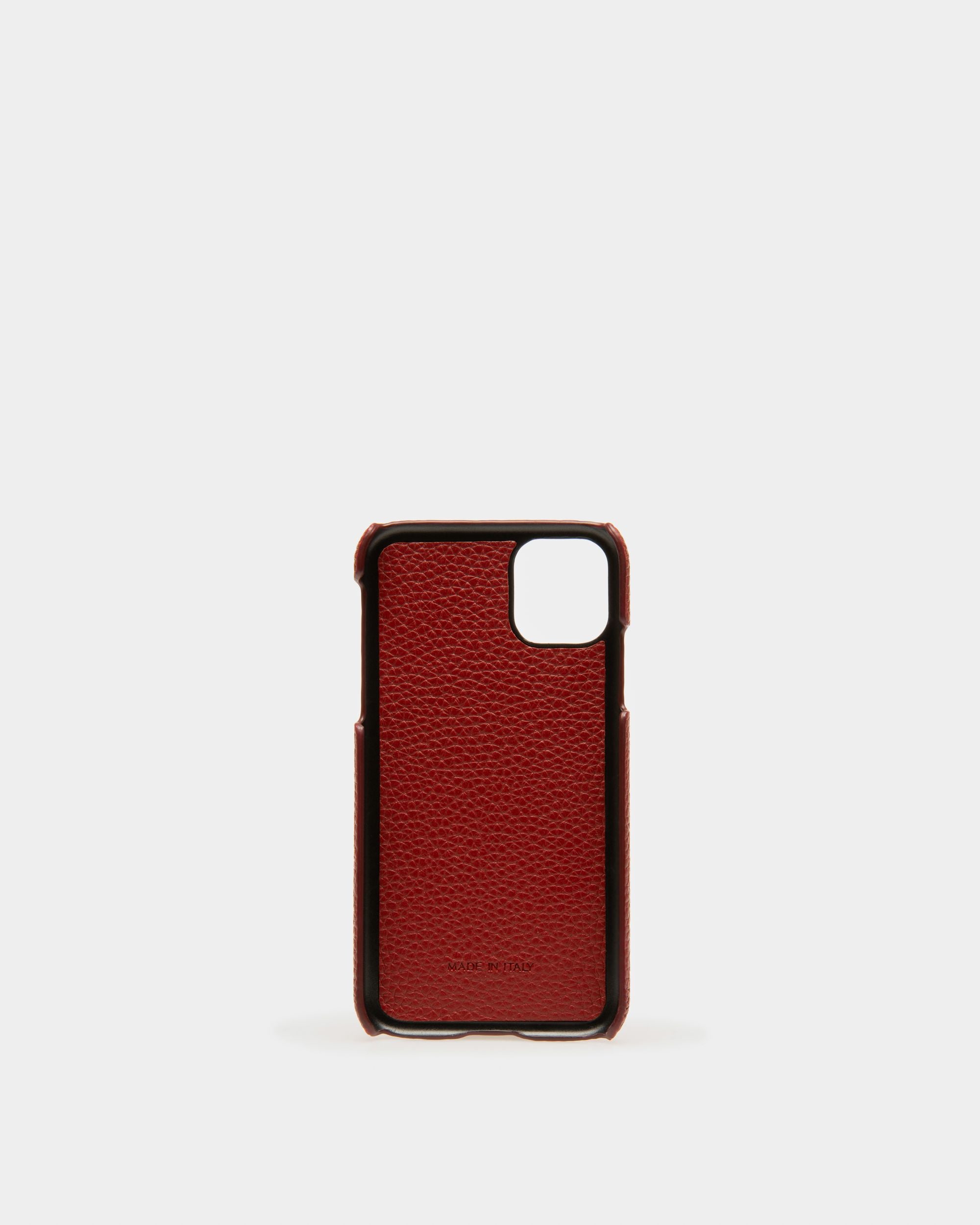Cover Technology Cases In Red Leather - Men's - Bally - 02
