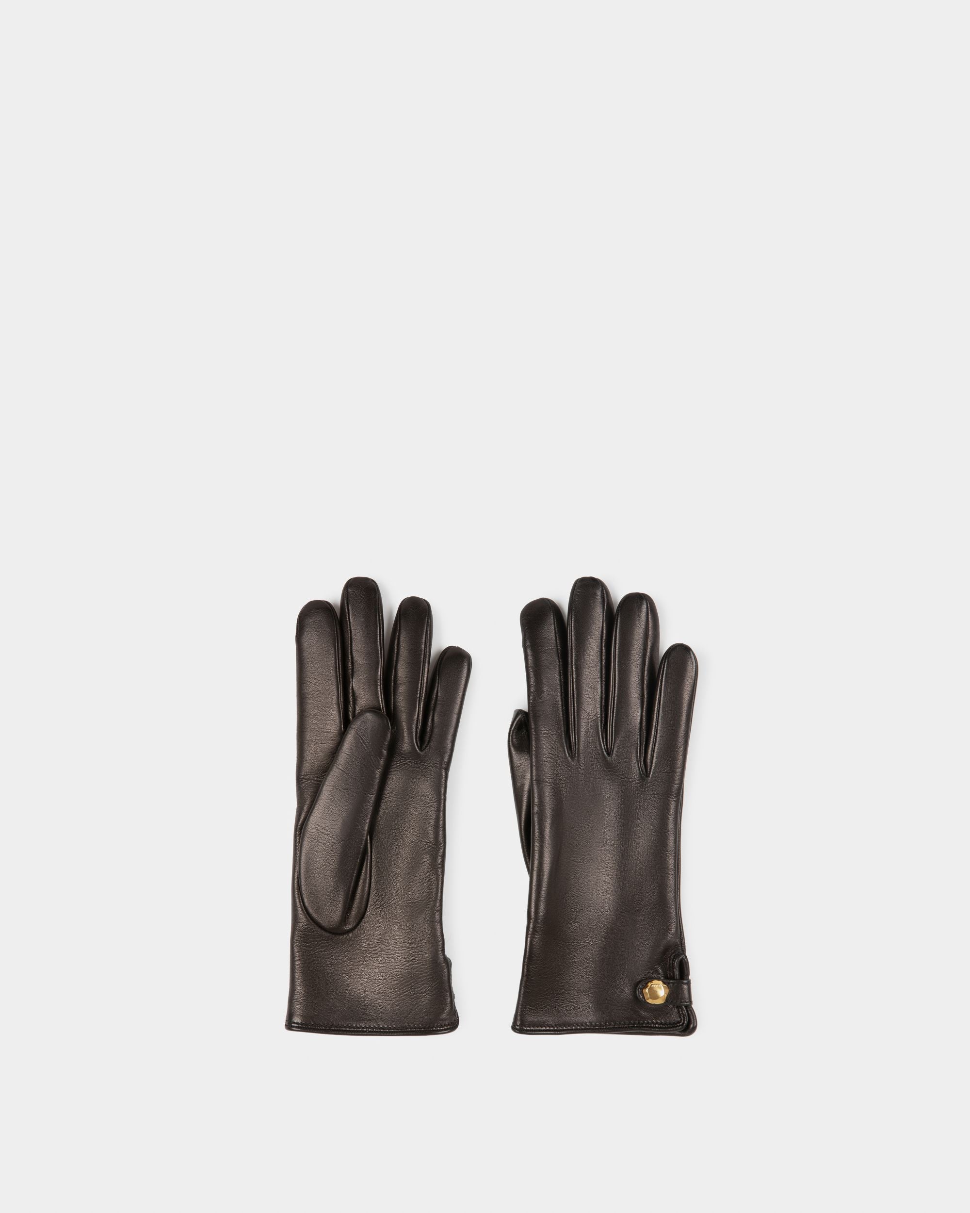 Guantes Con Detalle Metálico - Mujer - Bally - 01