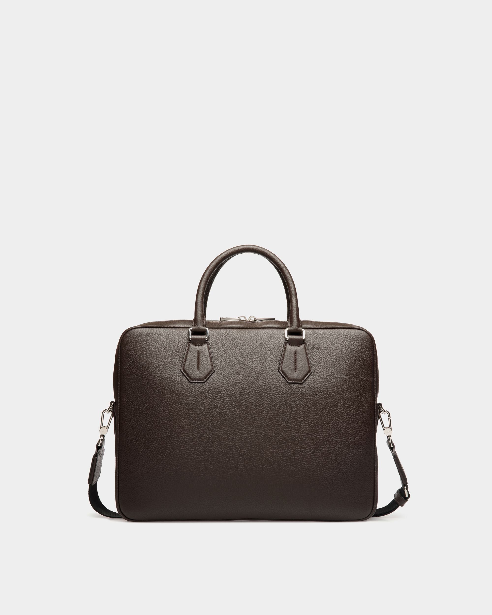 Business Bag In Brown Bovine - Men's - Bally - 02