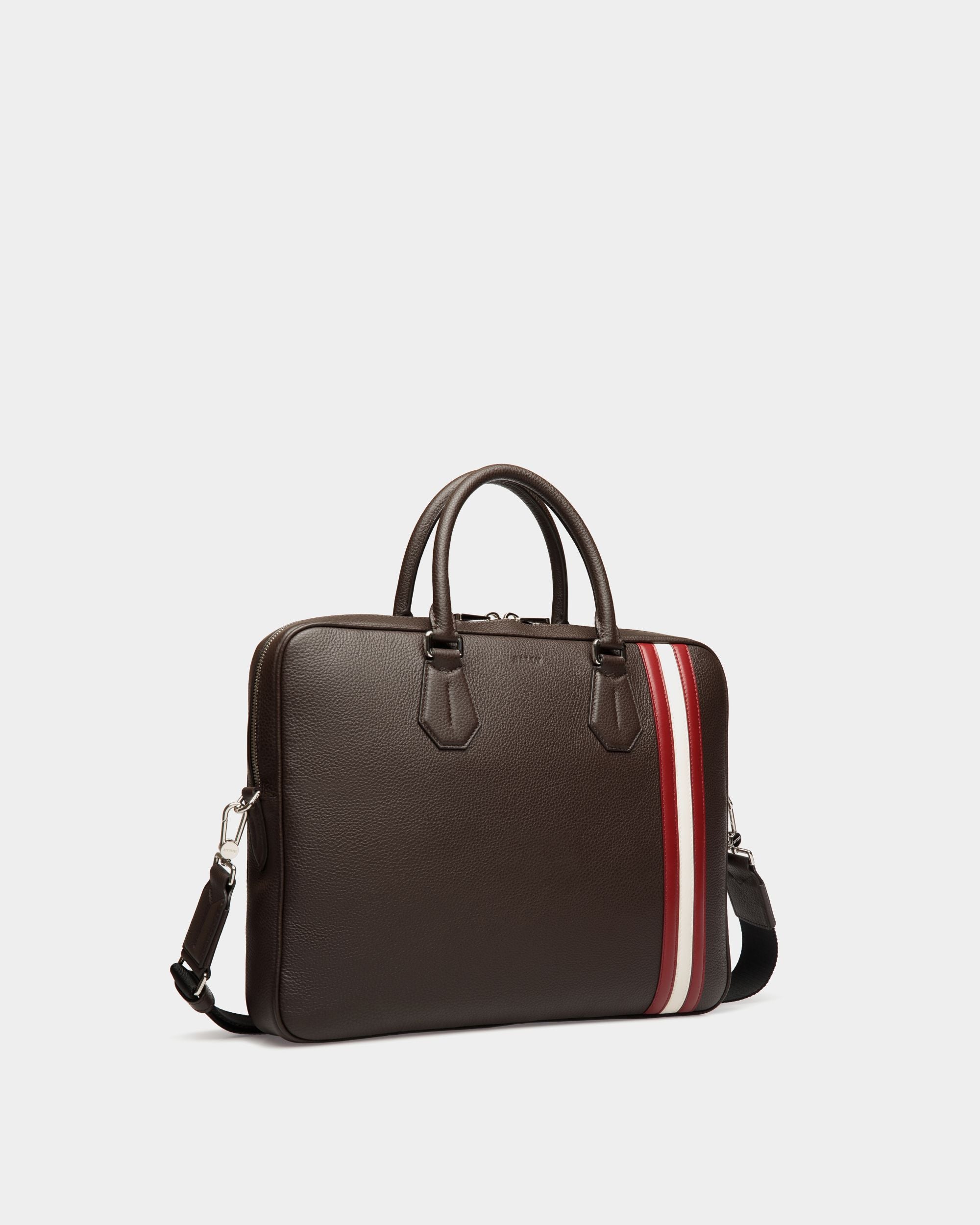 Business Bag In Brown Bovine - Men's - Bally - 03