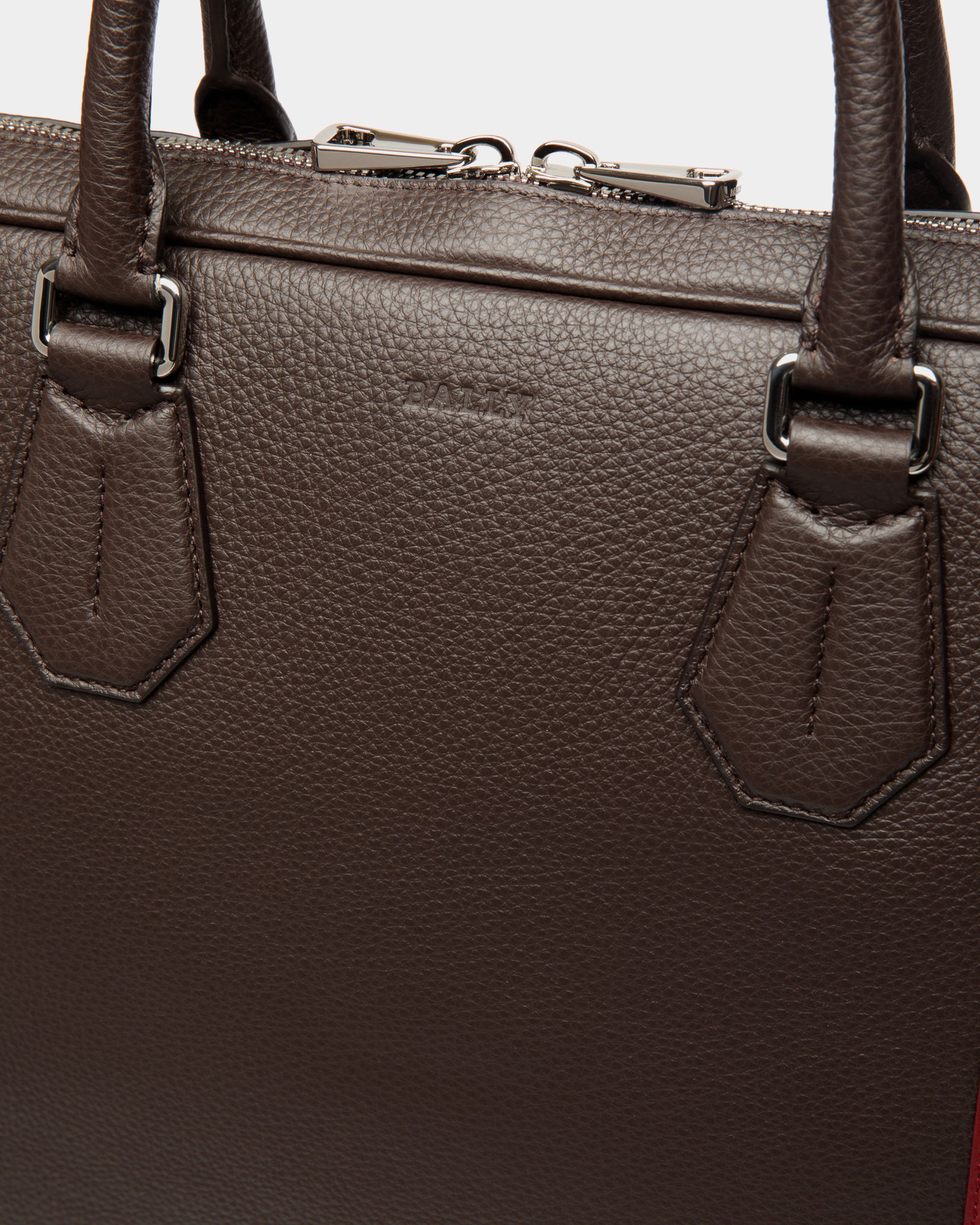 Business Bag In Brown Bovine - Men's - Bally - 05