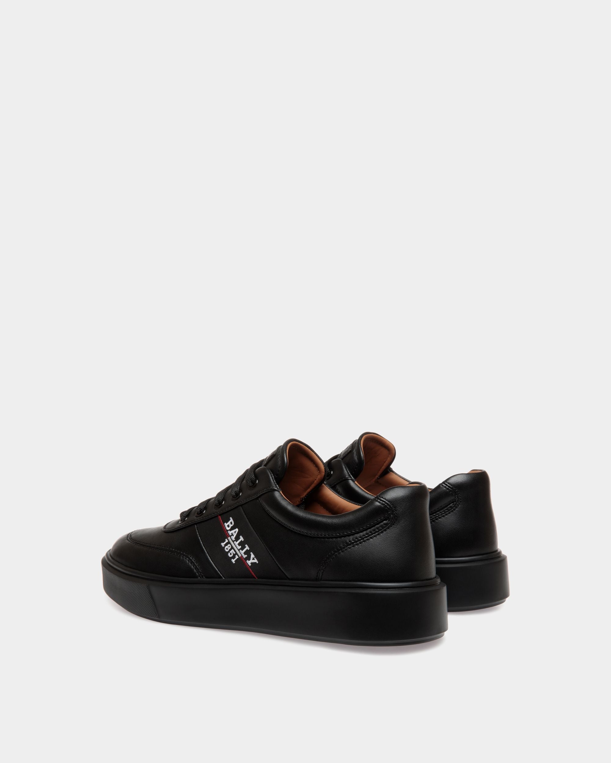 Sneaker In Black Lamb - Men's - Bally - 03