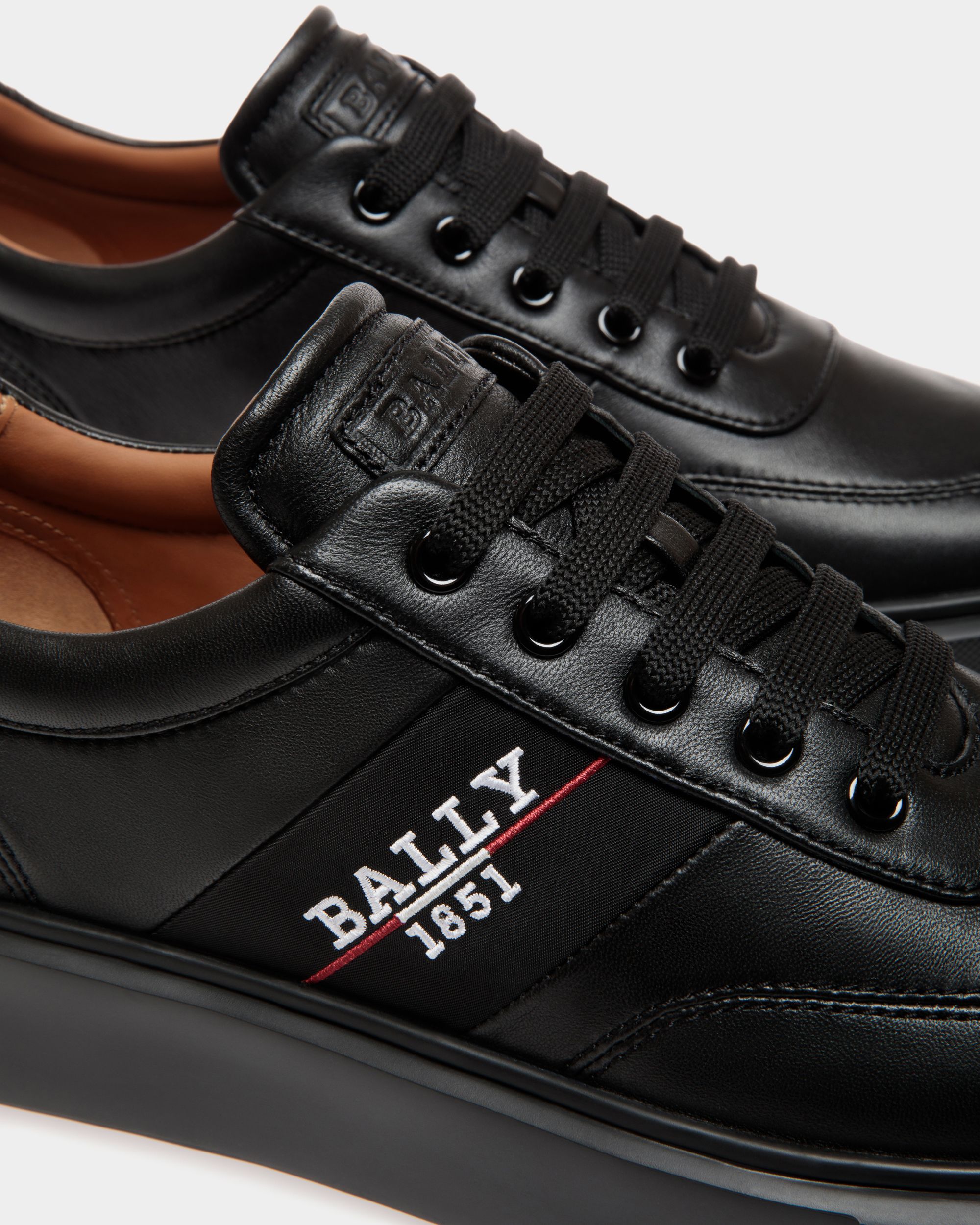 Sneaker In Black Lamb - Men's - Bally - 05
