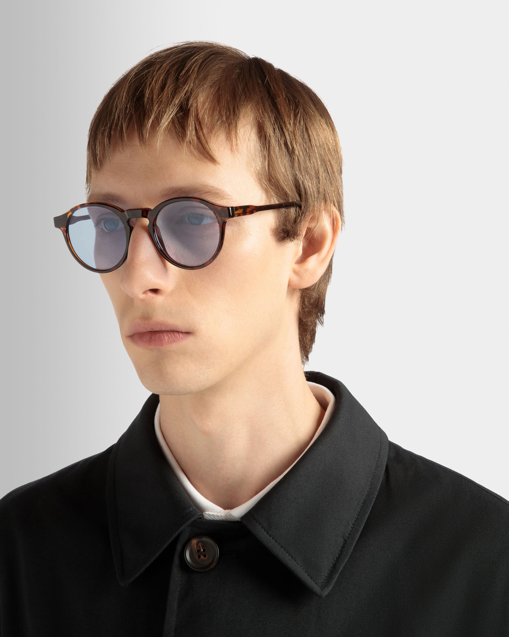 Round Sunglasses in Havana - Other - Bally - 02