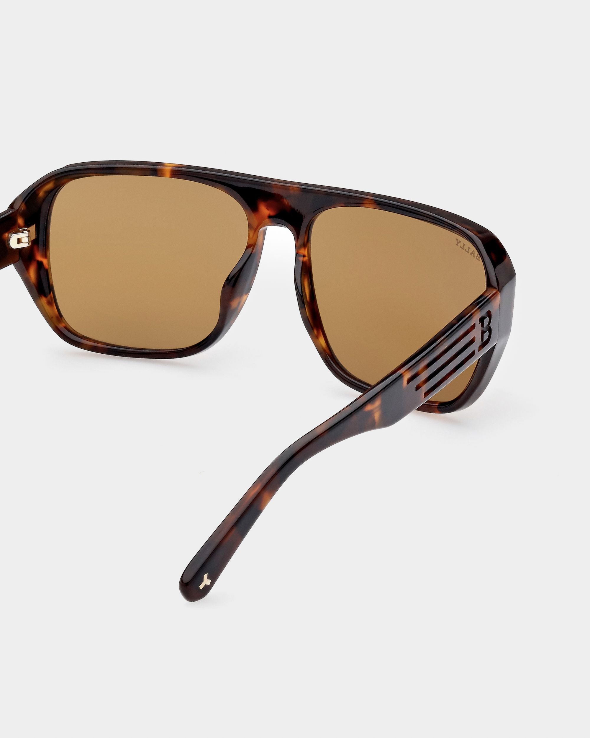 Gafas De Sol Vadret De Acetato En Marrón Habana Gafas De Sol De Acetato Marrón Habana - Hombre - Bally - 02