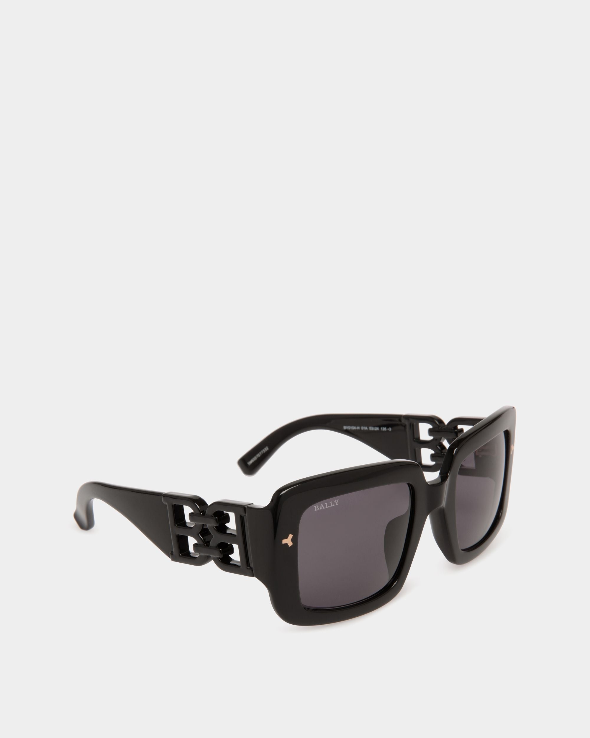 Gafas De Sol Filiana En Negro Y Lentes Color Humo - Mujer - Bally - 02