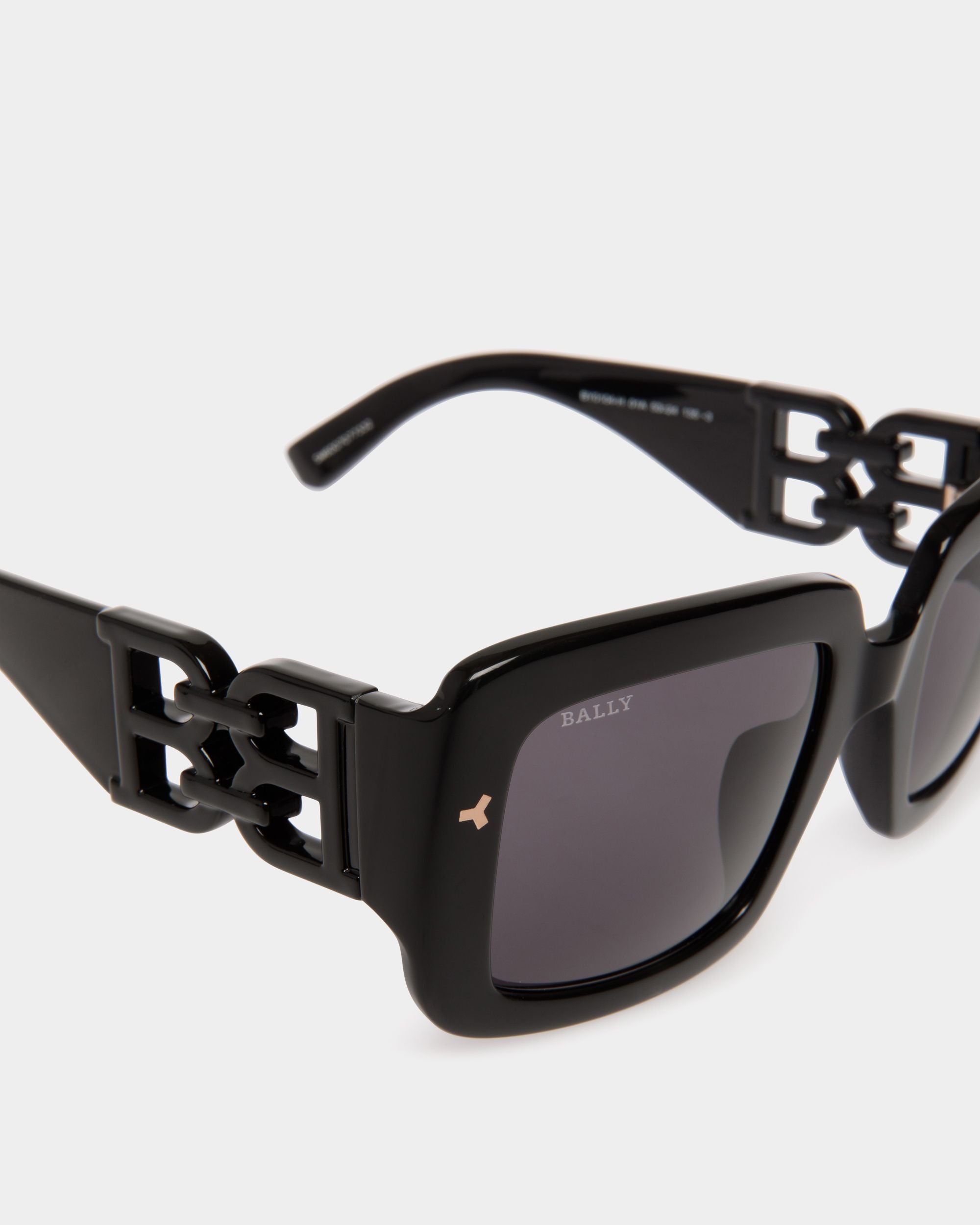 Gafas De Sol Filiana En Negro Y Lentes Color Humo - Mujer - Bally - 03