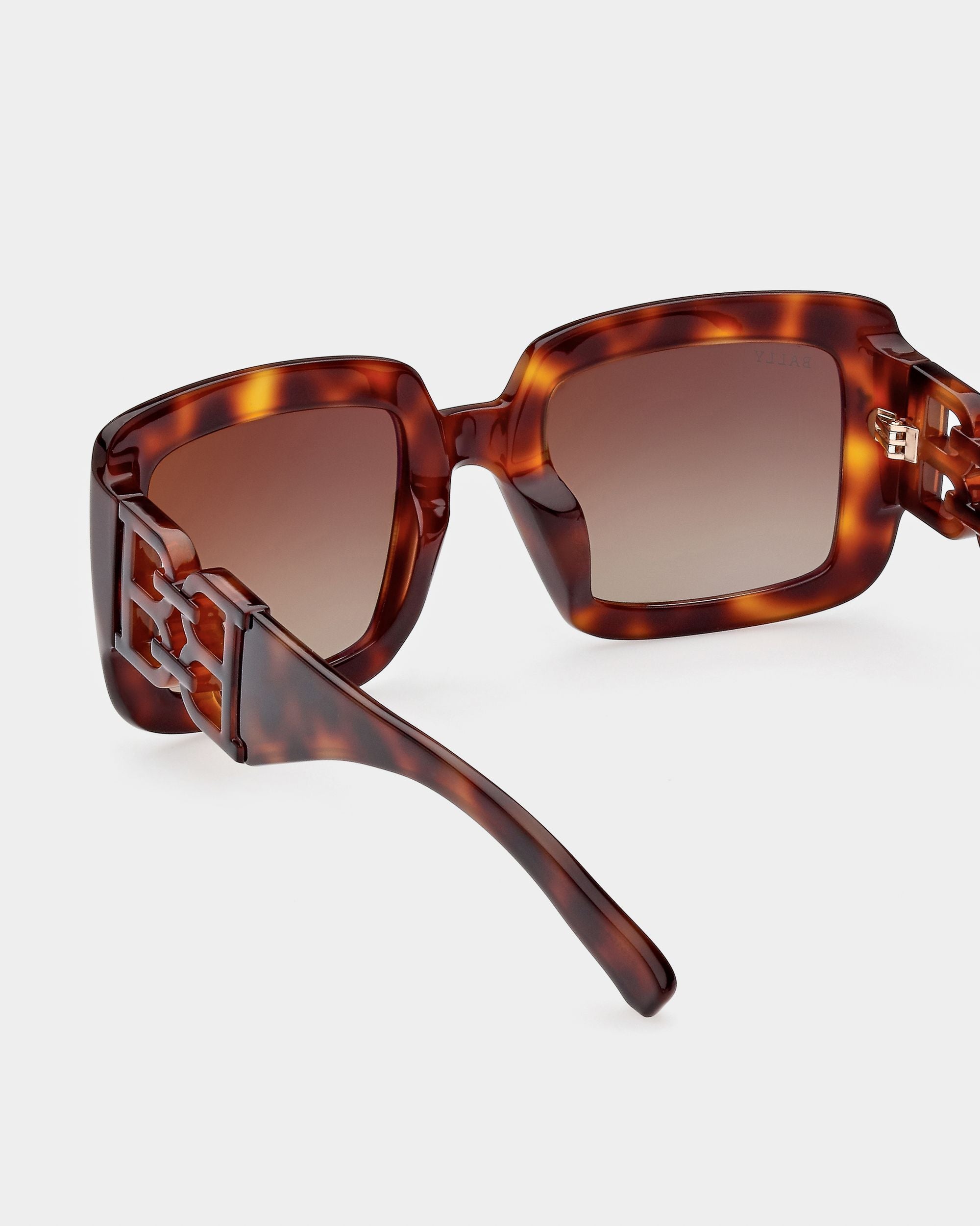 Gafas De Sol Filiana En Marrón Habana Y Lentes Marrones Degradadas - Mujer - Bally - 02