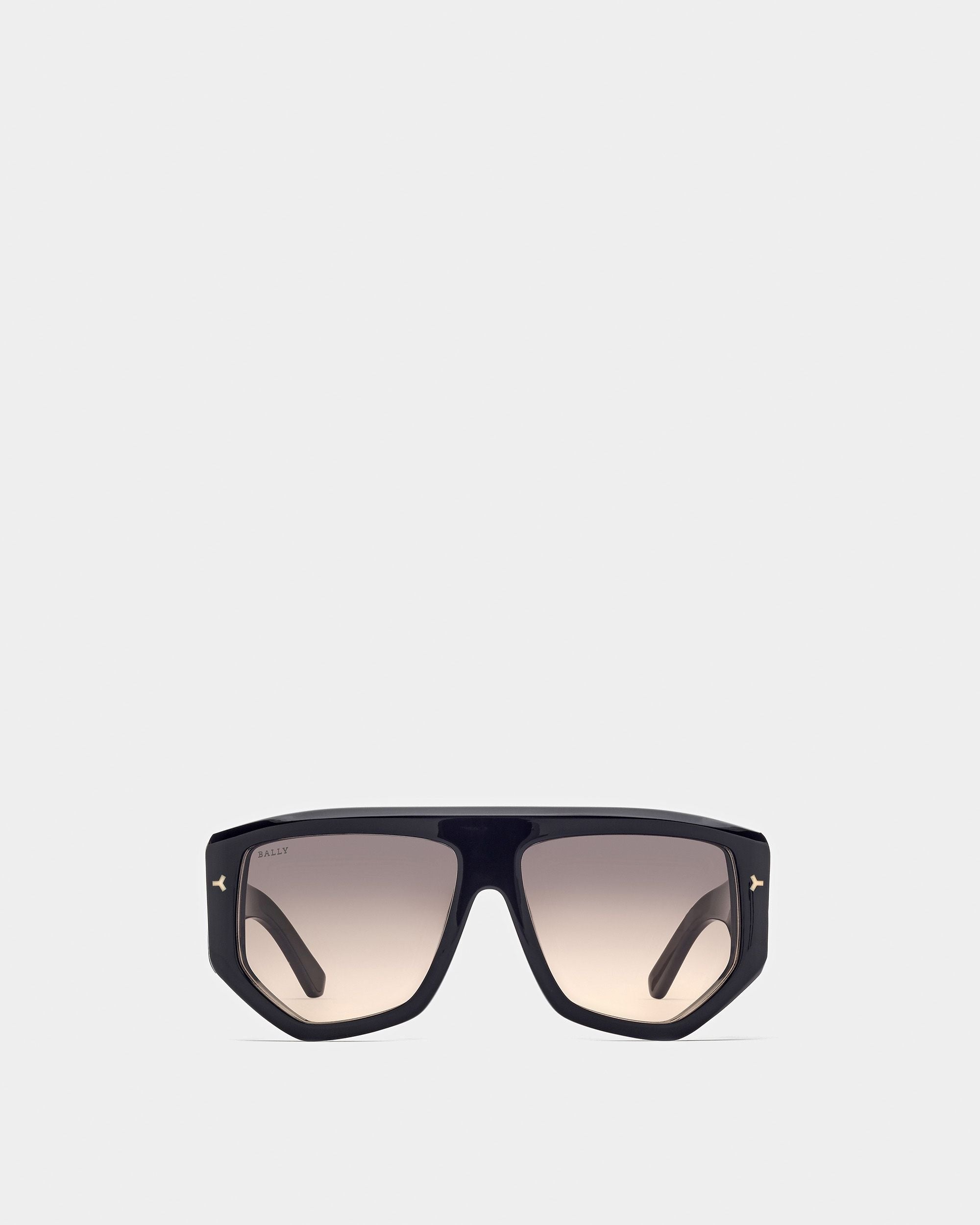 Meg Gafas De Sol Geométricas Con Montura Completa De Plástico En Negro Brillante - Other - Bally - 01