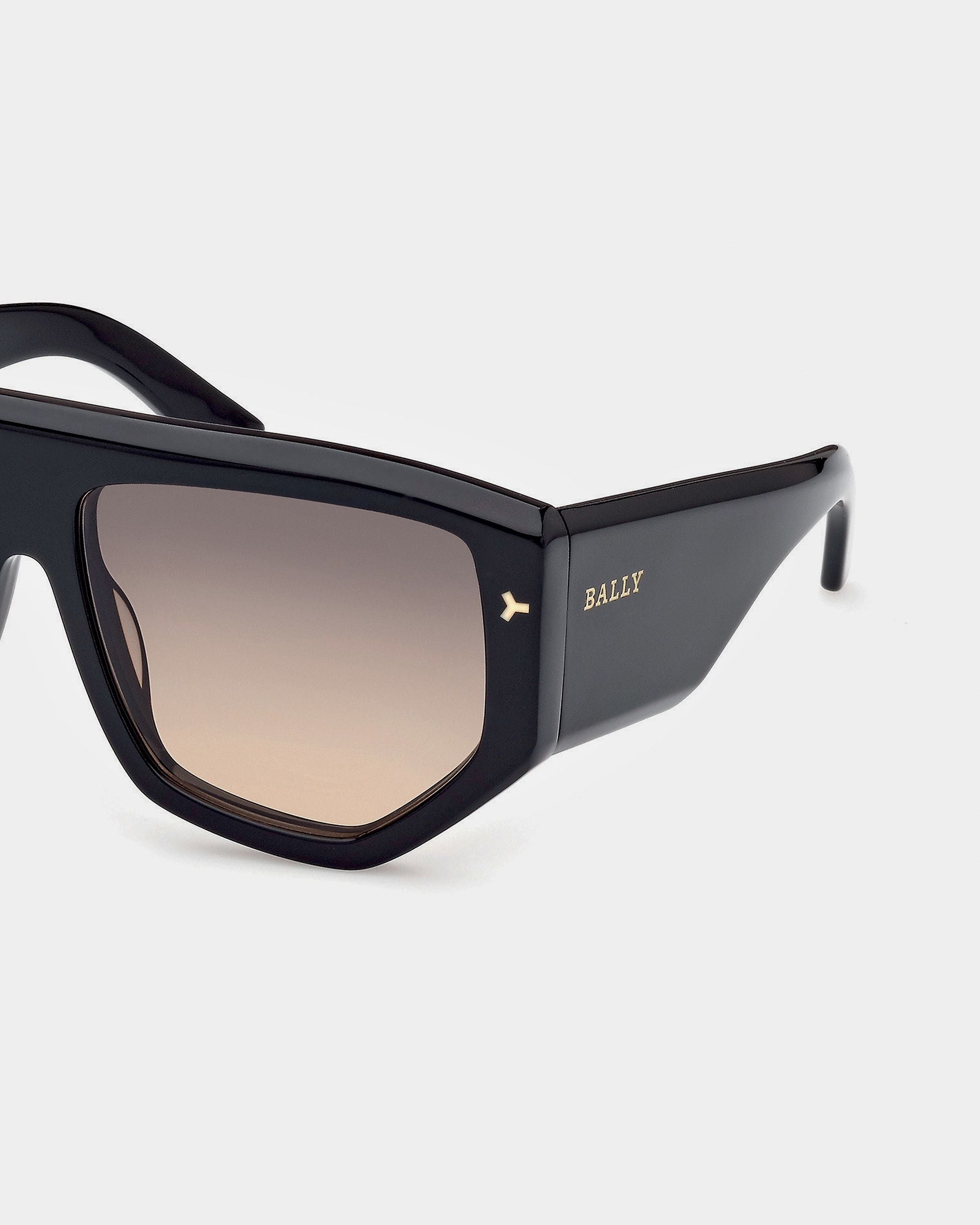 Meg Gafas De Sol Geométricas Con Montura Completa De Plástico En Negro Brillante - Other - Bally - 03