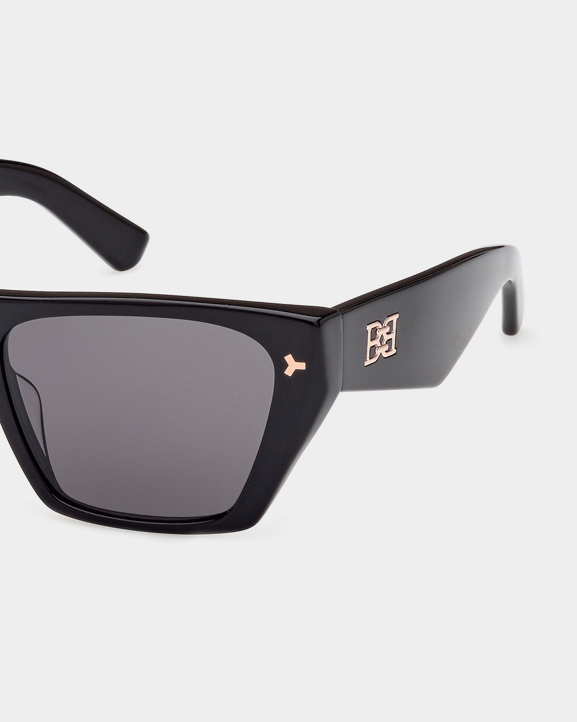 Ashley Geometric Full Rim Sunglasses In Black - Women's - Bally - 03