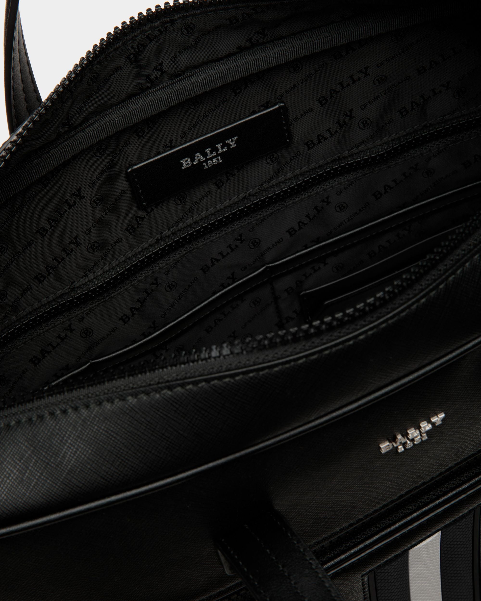 Mythos Business Bag In Black Leather - Men's - Bally - 04