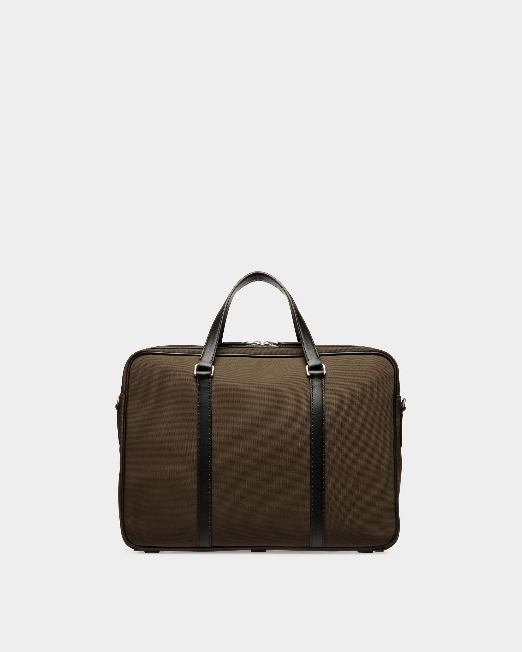 Maletín Code De Nailon Military Green - Hombre - Bally - 02