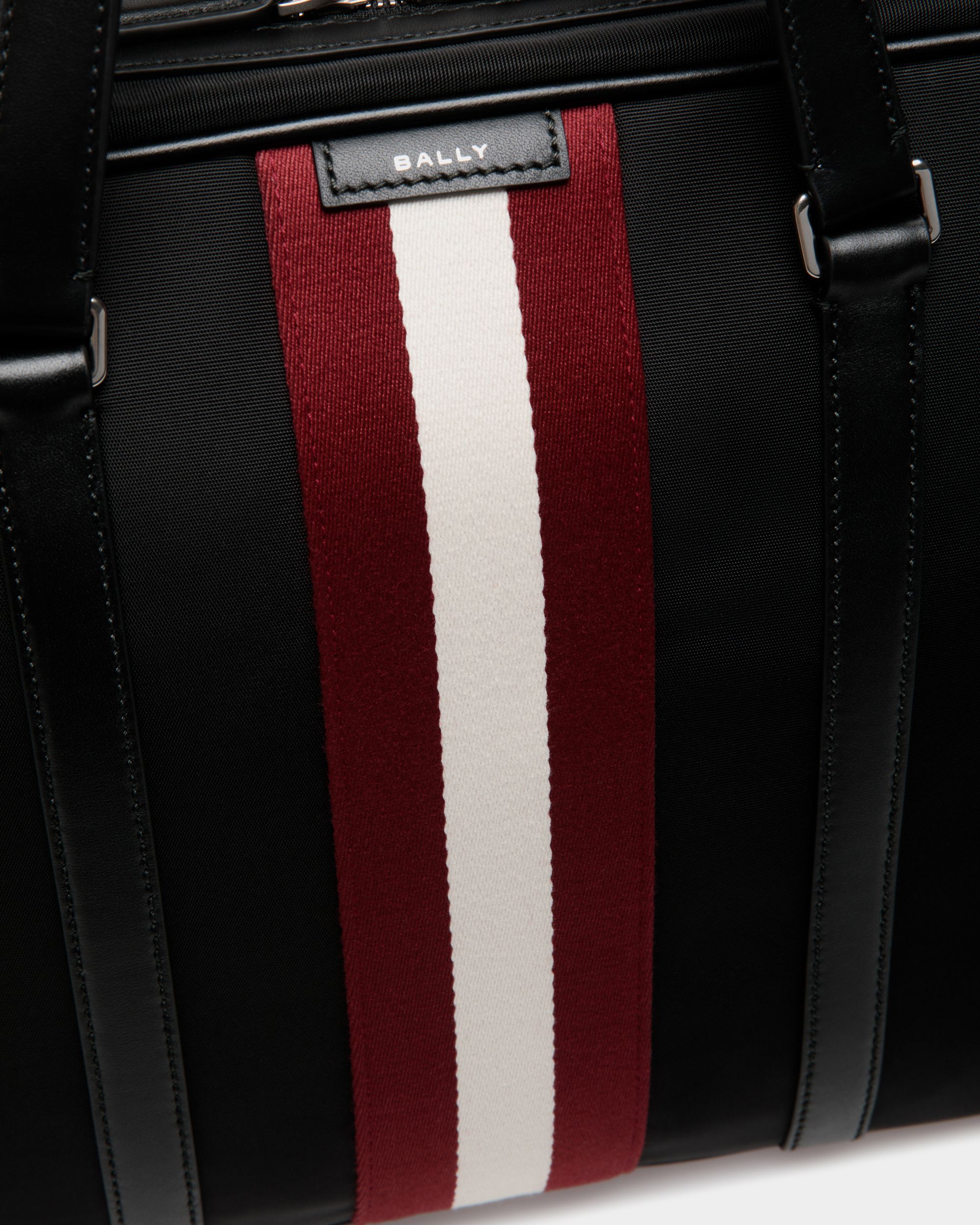 Code Briefcase In Black Nylon - Men's - Bally - 05