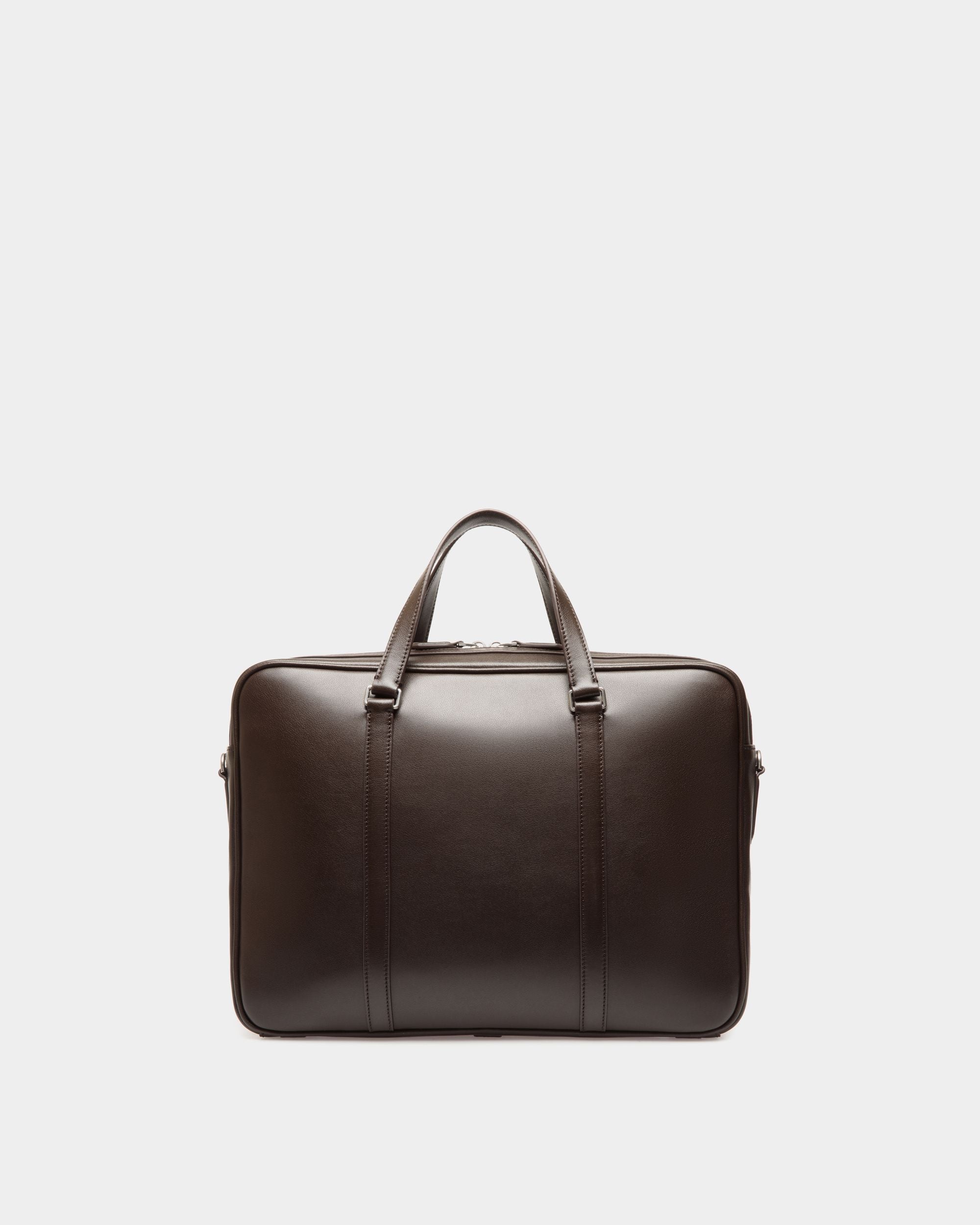 Maletín Code De Piel Ébano - Hombre - Bally - 03