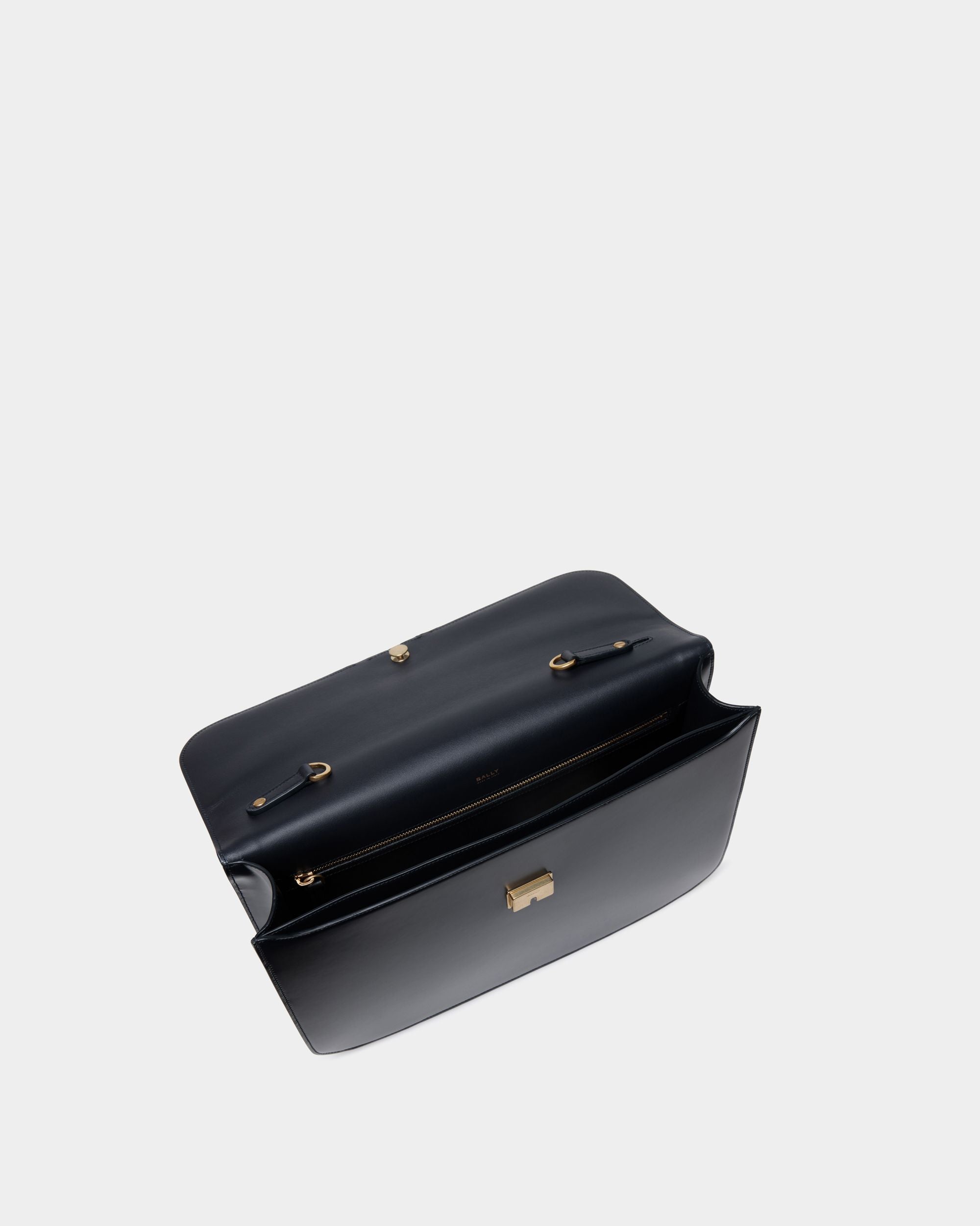 Maletín Deco De Piel Cepillada Navy Blue - Hombre - Bally - 05