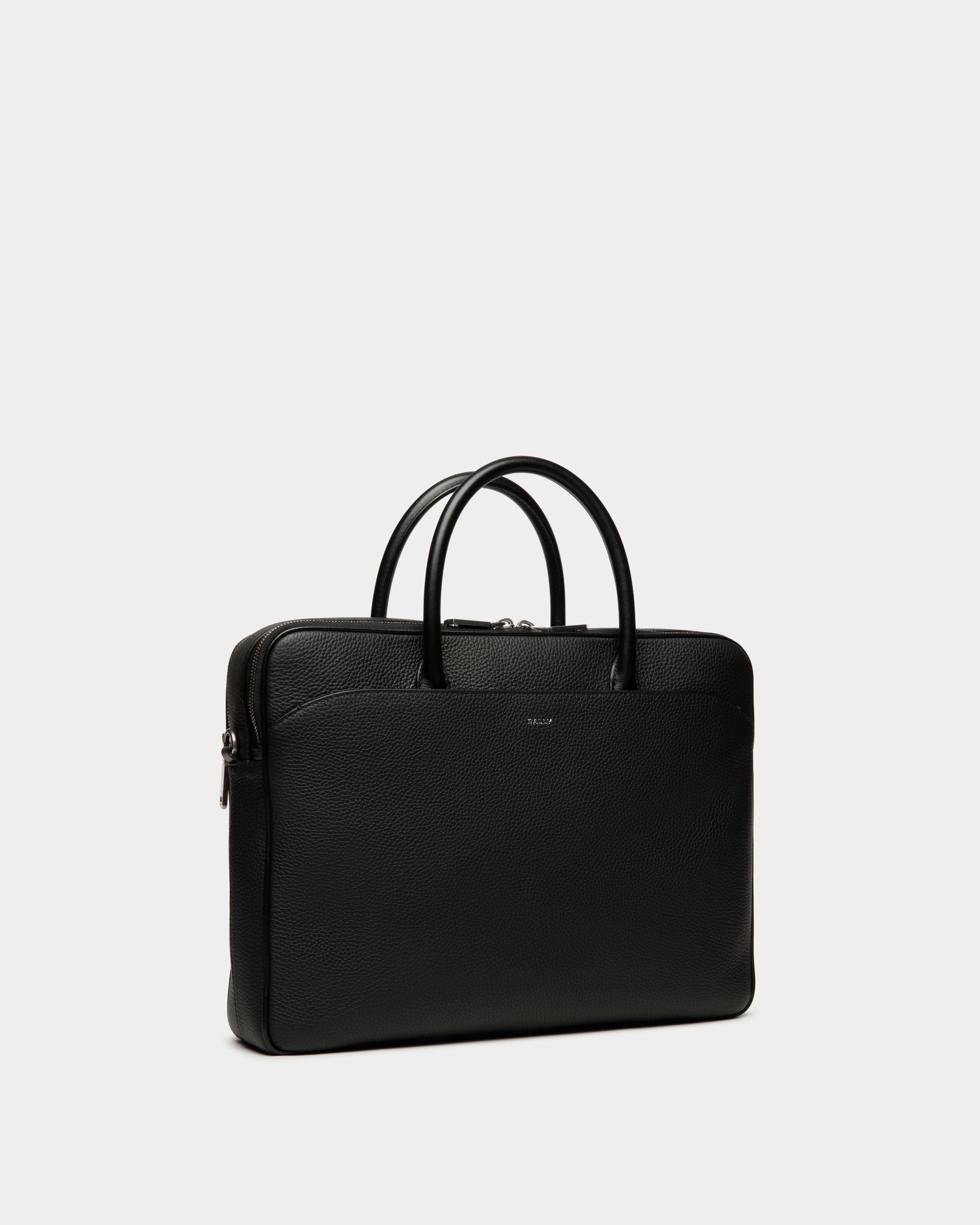 Maletín Oeden De Piel Negra - Hombre - Bally - 03
