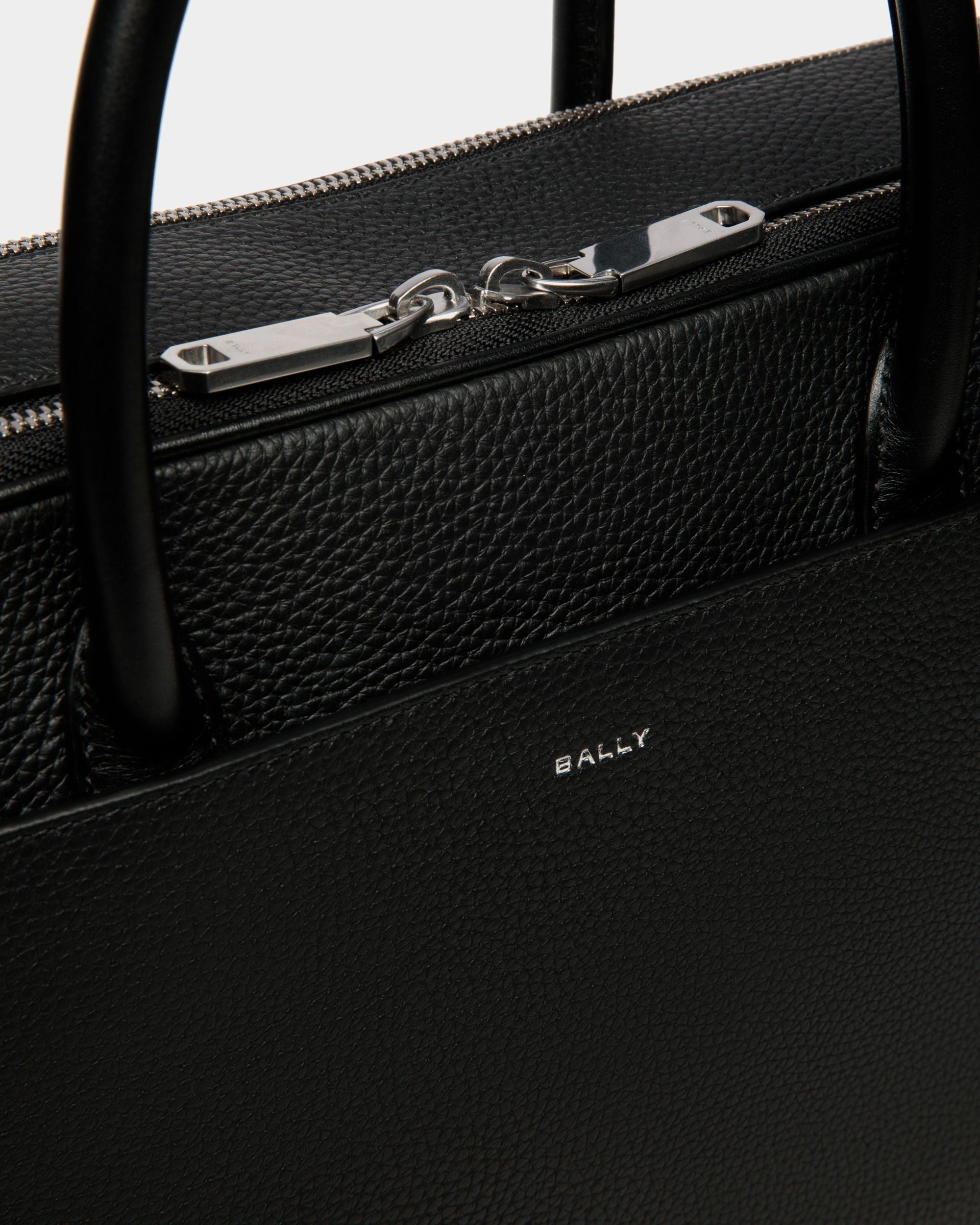 Maletín Oeden De Piel Negra - Hombre - Bally - 04