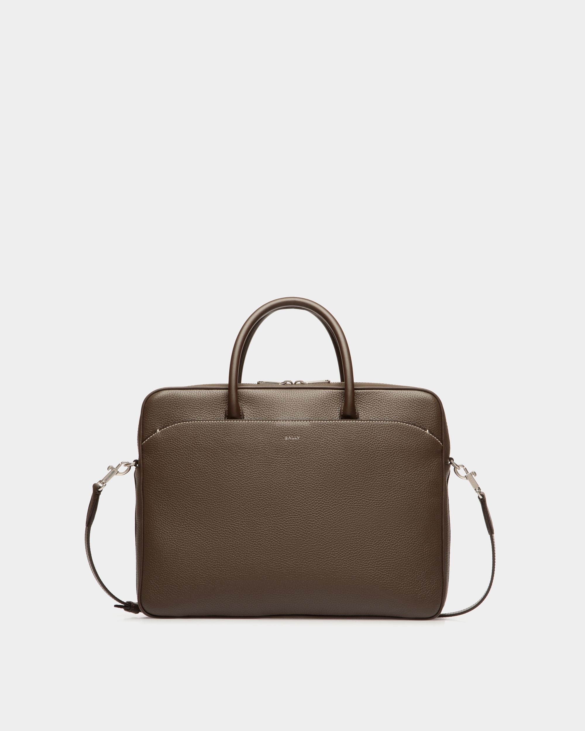 Maletín Oeden De Piel Ébano - Hombre - Bally - 01